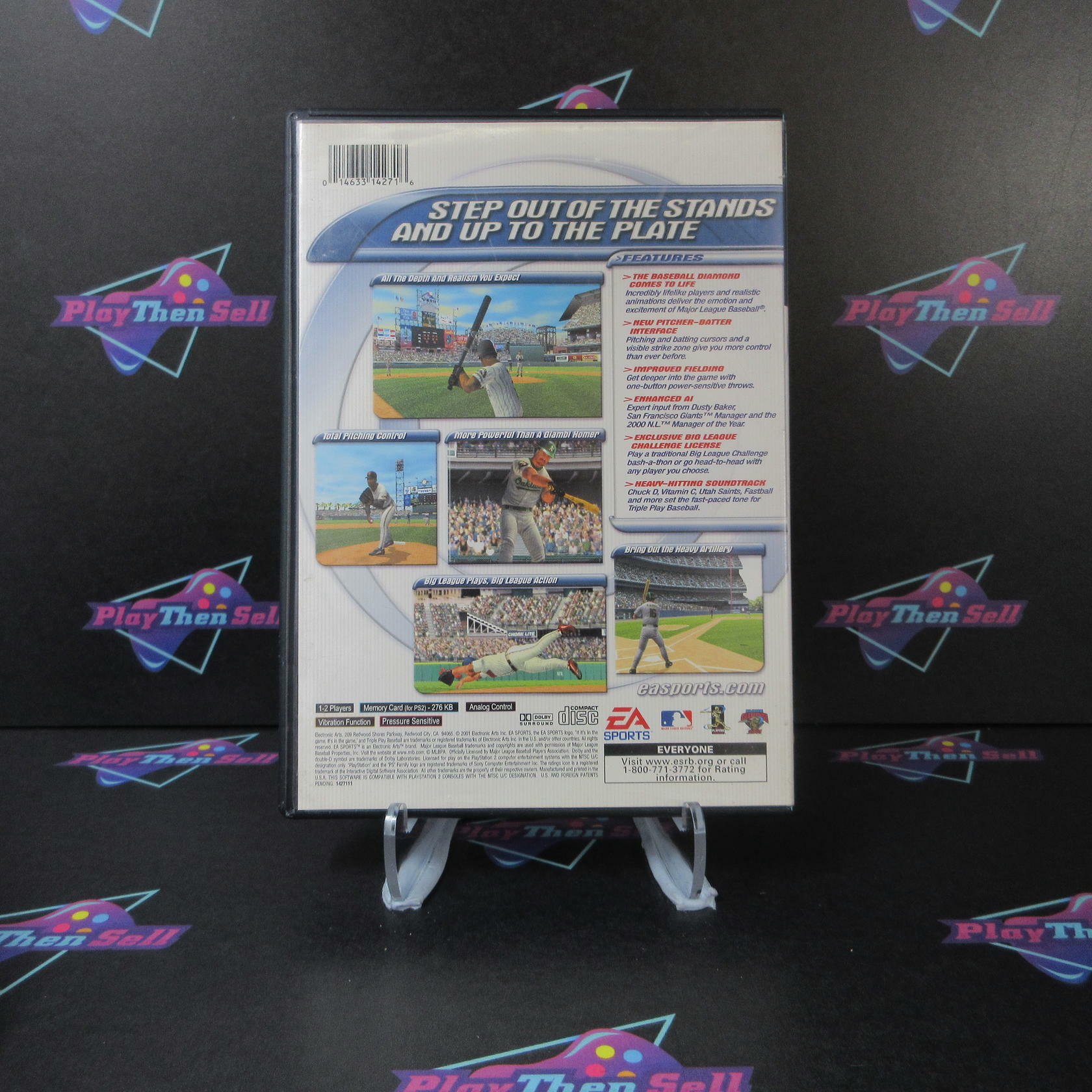 Triple Play Baseball + Reg Card PS2 PlayStation 2 MD Complete CIB - Very Good