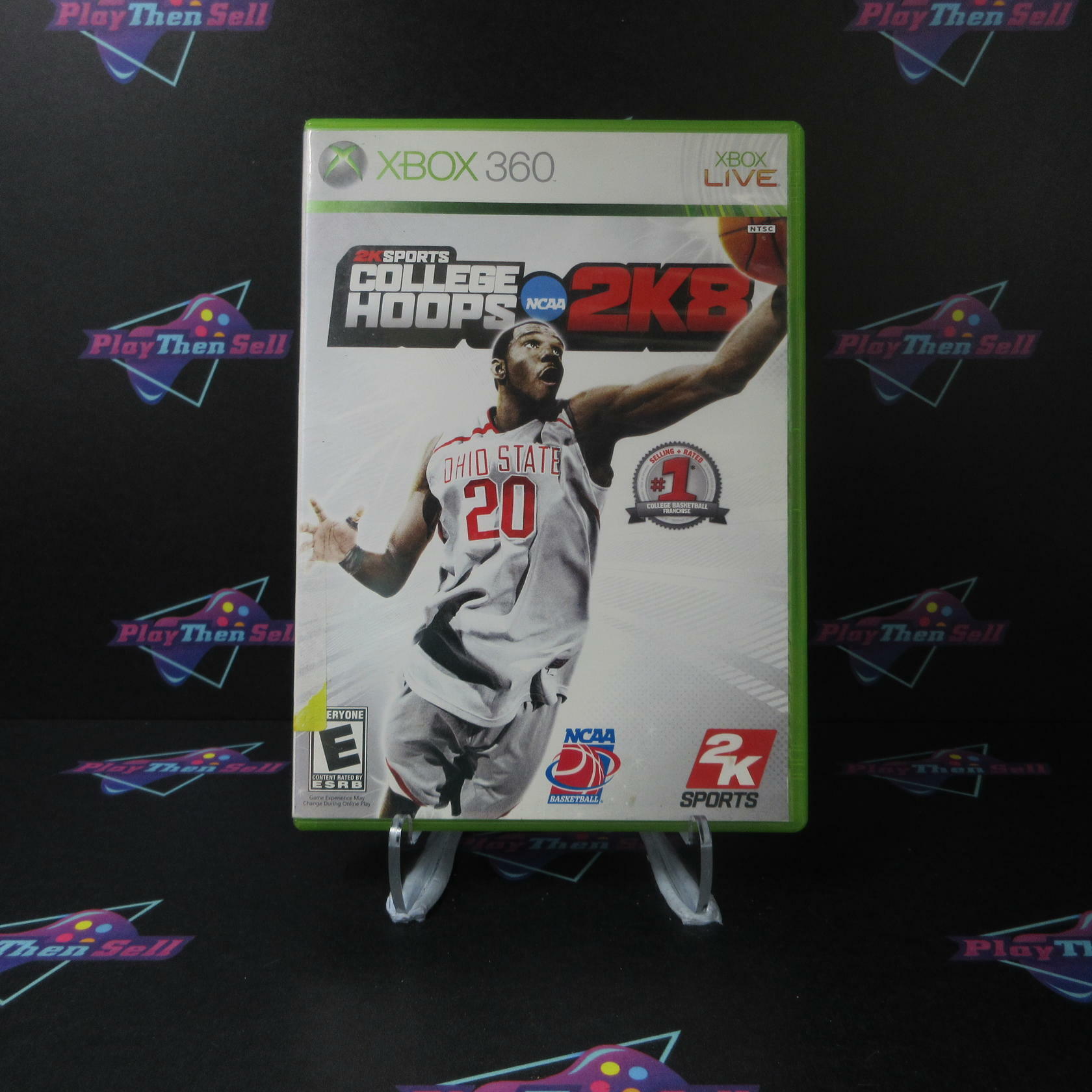 College Hoops 2K8 Xbox 360 AD Complete CIB - Very Good