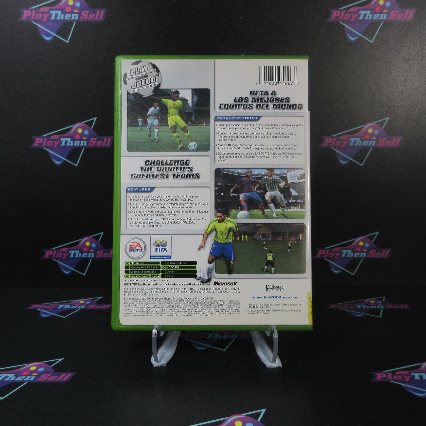 FIFA Soccer 2004 Xbox AD/NM - Very Good