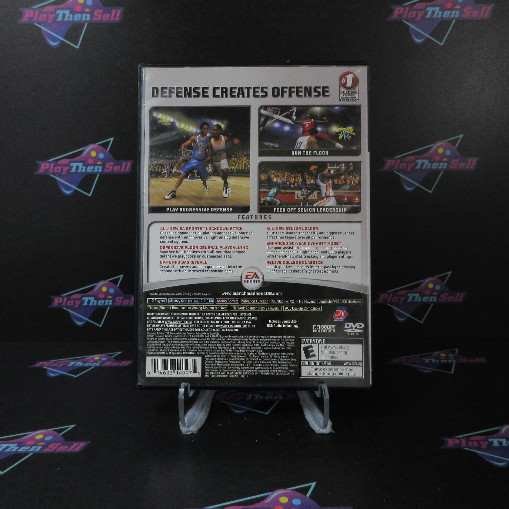 NCAA March Madness 06 PS2 PlayStation 2 - Very Good