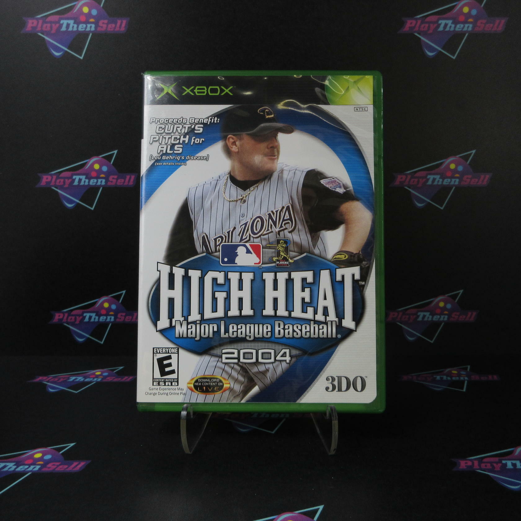 High Heat Major League Baseball 2004 Xbox + Reg Card - Like New