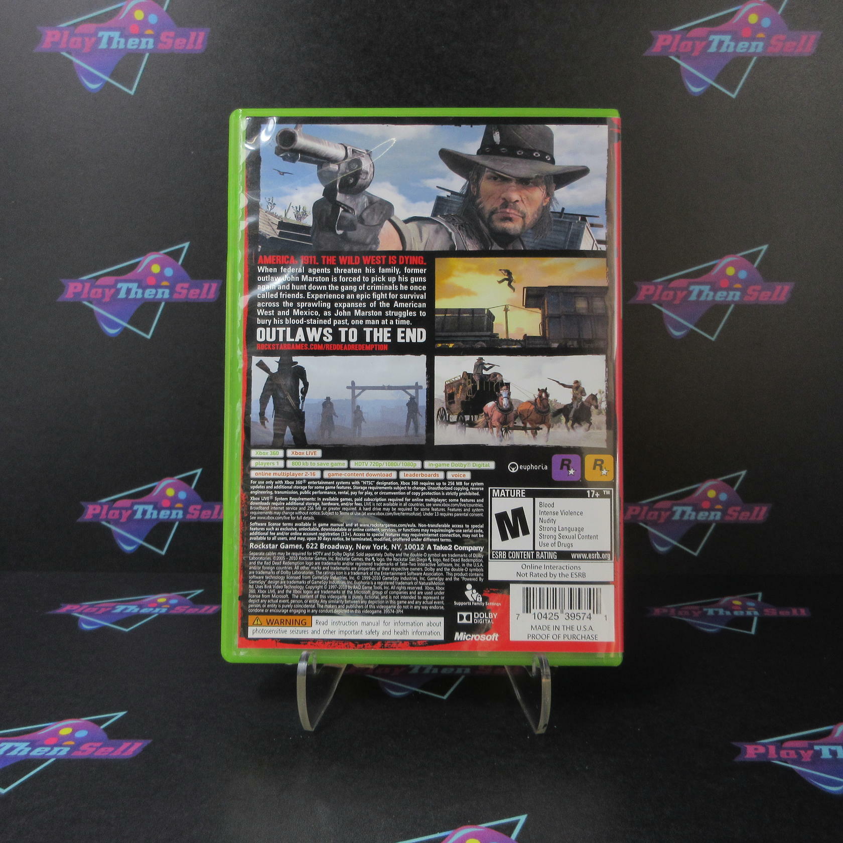 Red Dead Redemption Xbox 360 Platinum Hits - Like New