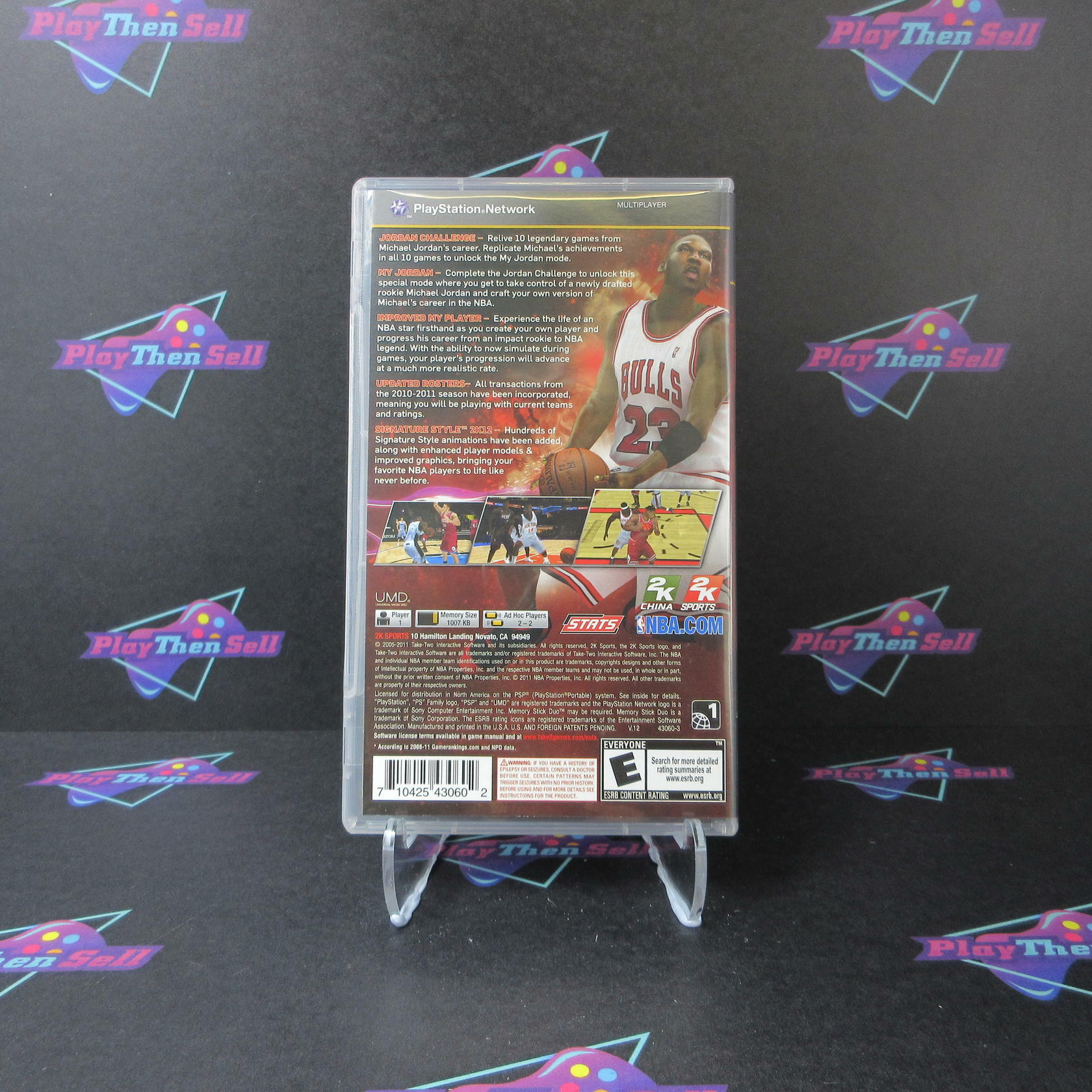 NBA 2K12 Michael Jordan Sony PSP - Like New