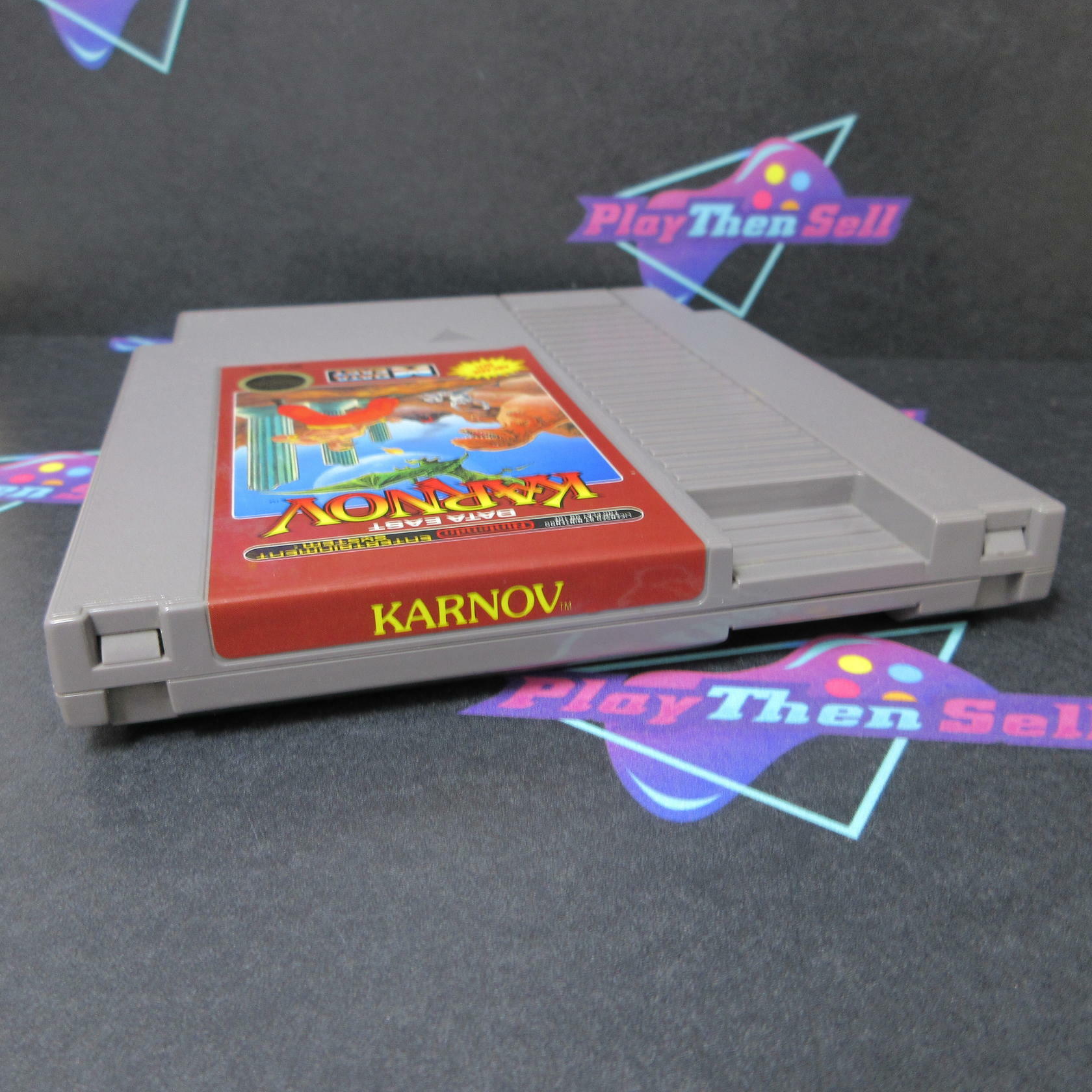 Karnov Nintendo NES Cart Only Authentic / Tested - Very Good