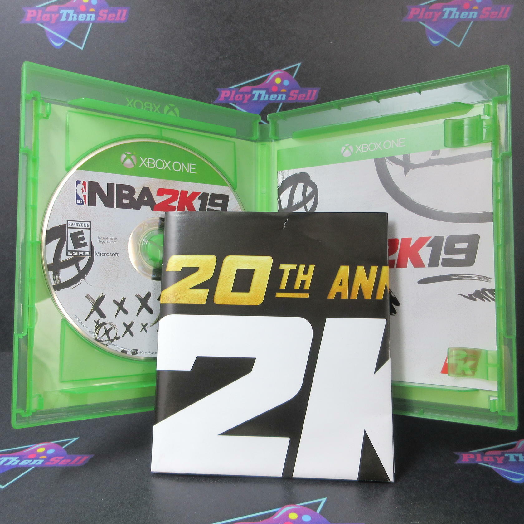 NBA 2K19 20th Anniversary Xbox One + Poster - Like New