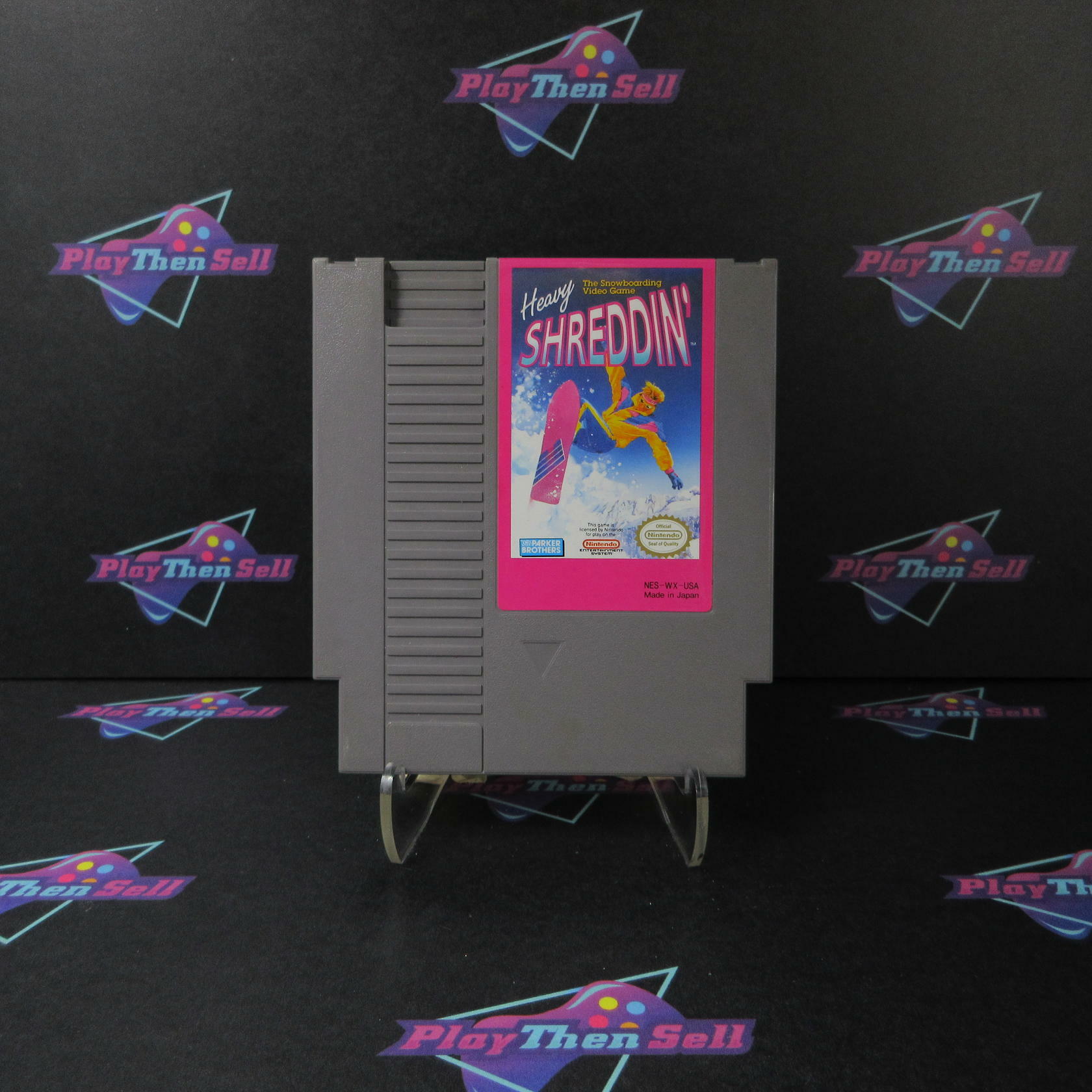 Heavy Shreddin Nintendo NES Cart Only Authentic / Tested - Very Good