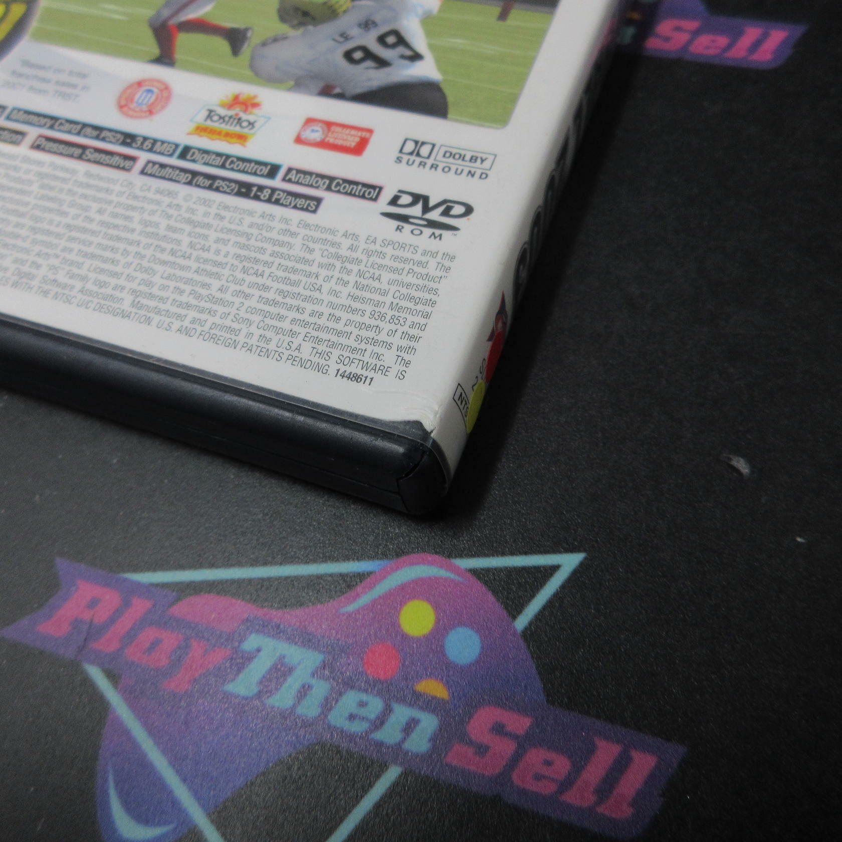 NCAA Football 2003 + Reg Card PS2 PlayStation 2 AD/DD Complete CIB - Very Good