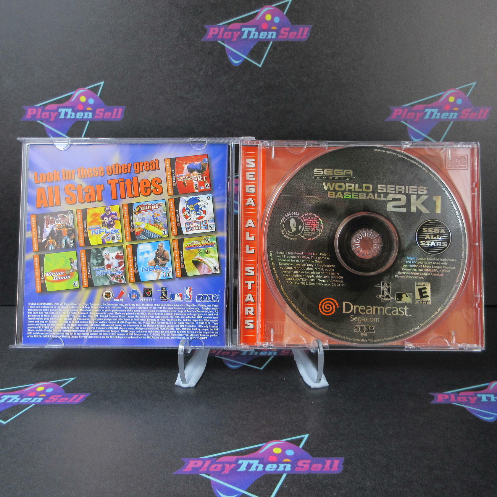 Sega Sports World Series Baseball 2K1 - Sega Dreamcast - Like New