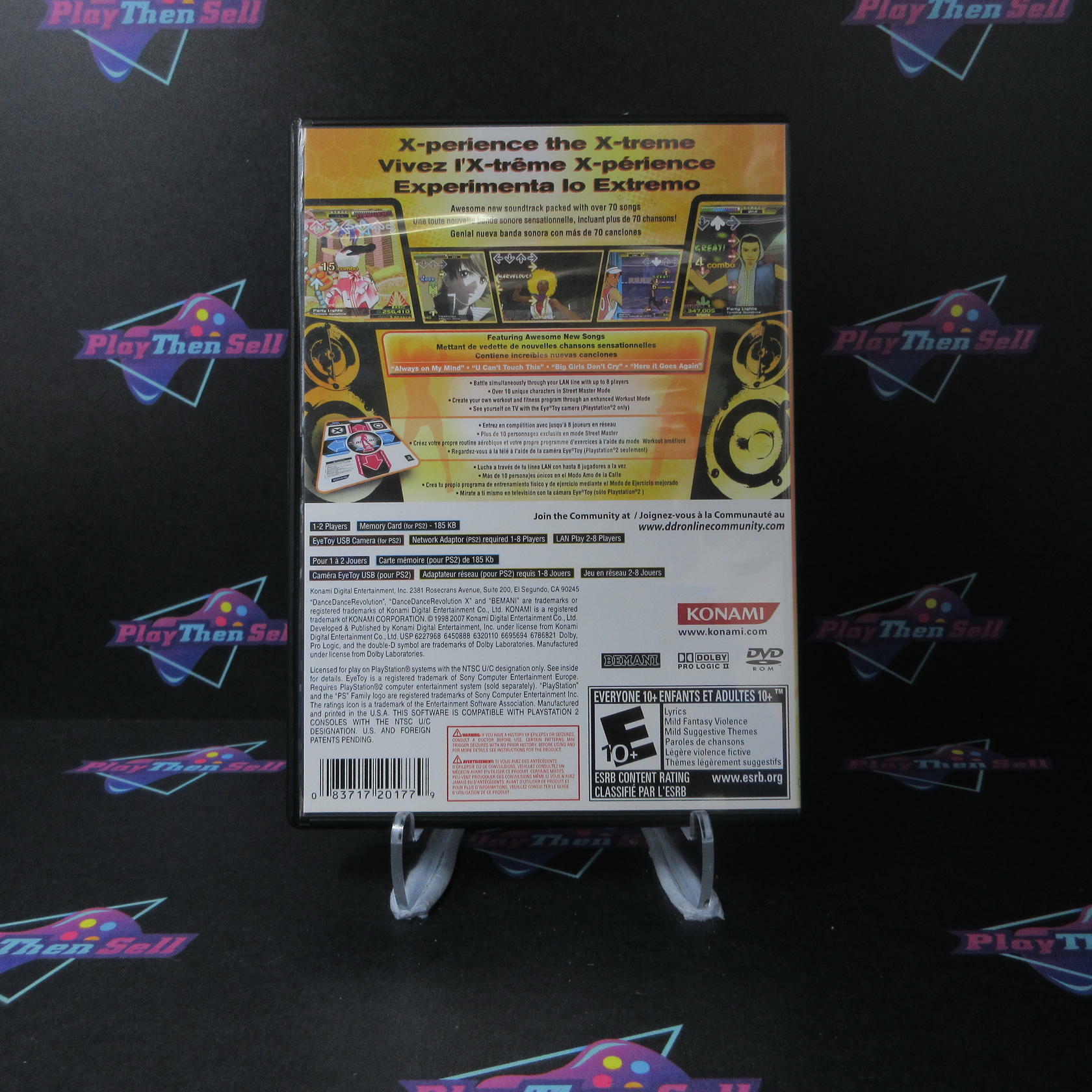 Dance Dance Revolution X PS2 PlayStation 2 - Like New