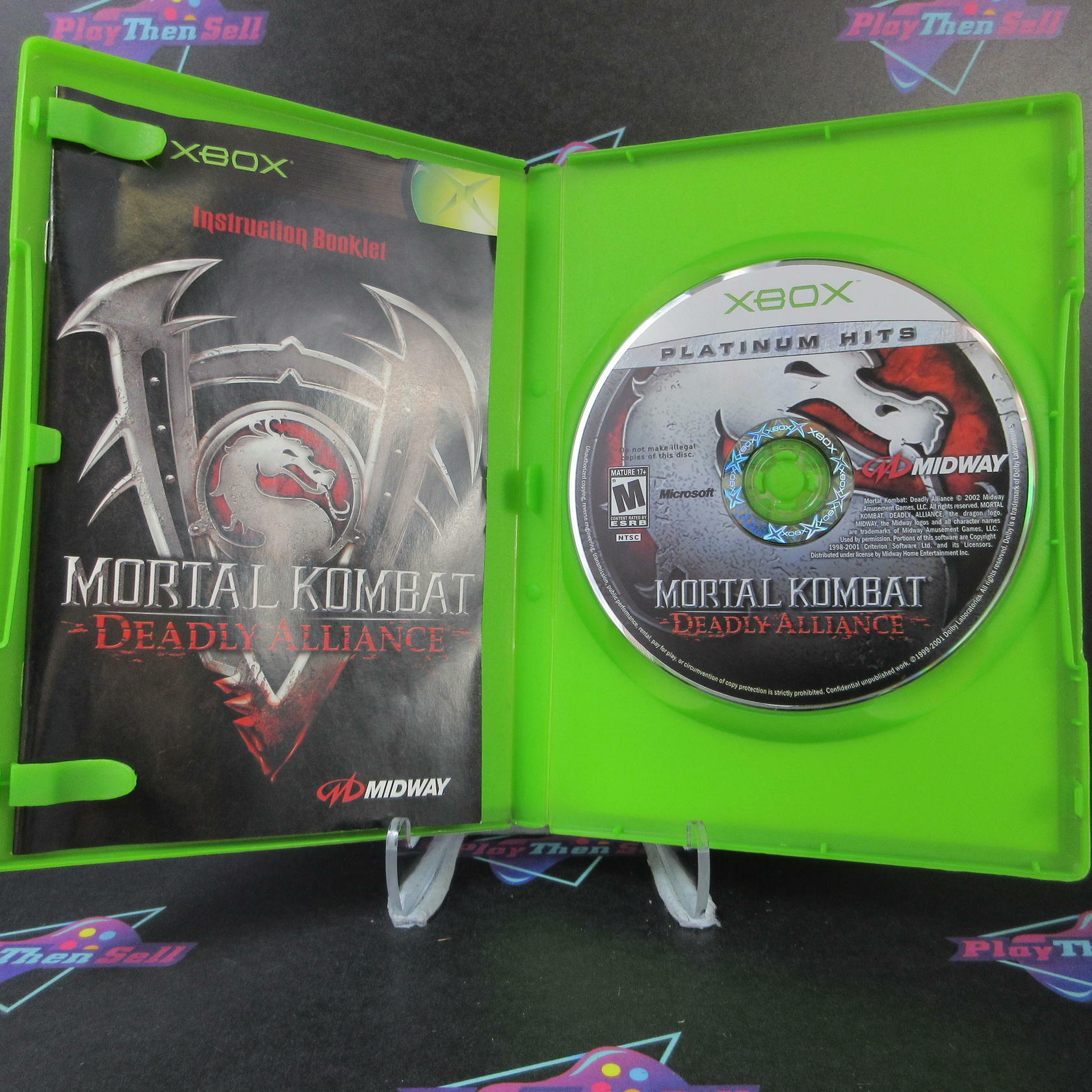 Mortal Kombat Deadly Alliance PH Promotional Copy NFR Xbox + Reg Card - Like New