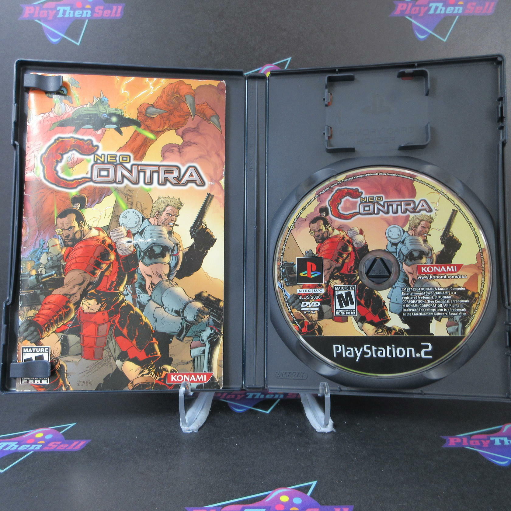 Neo Contra PS2 PlayStation 2 AD/MD Complete CIB - Very Good