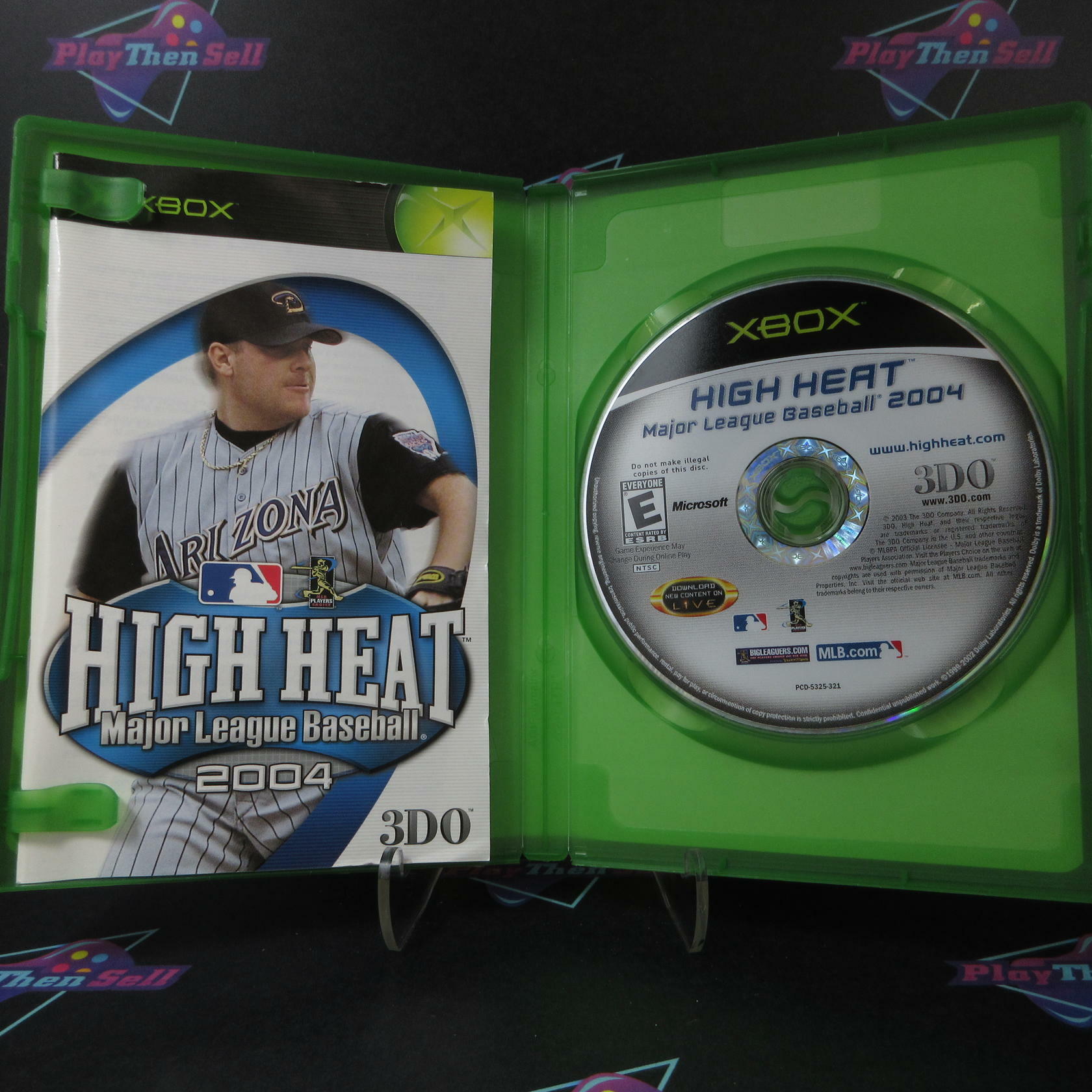 High Heat Major League Baseball 2004 Xbox + Reg Card - Like New