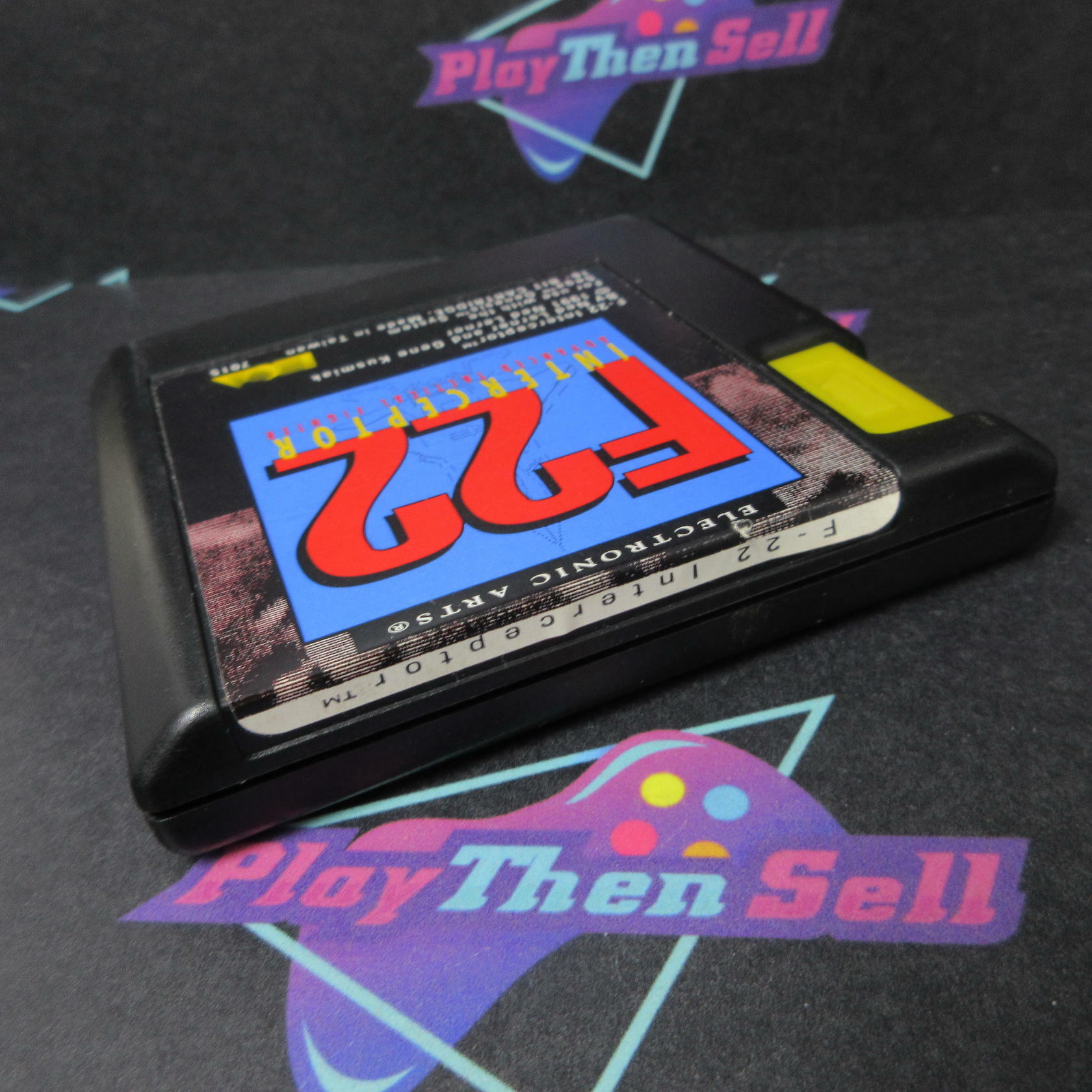 F-22 Interceptor Sega Genesis Boxed MD/CS Authentic / Tested - Very Good