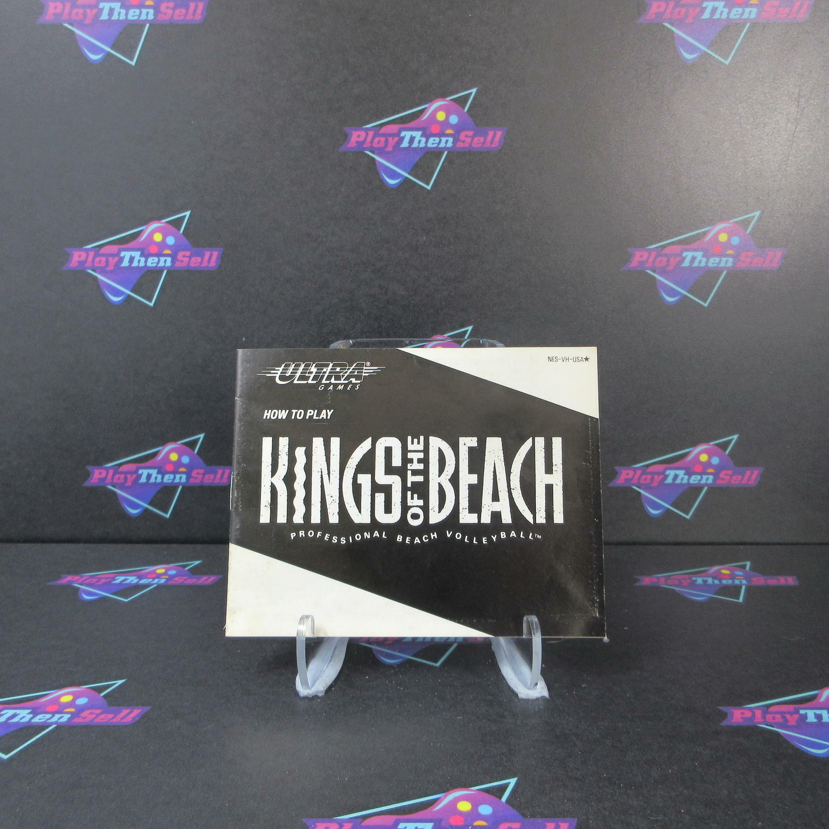 Kings of The Beach Professional Beach VolleyBall Nintendo NES Cart + Manual MD - Very Good