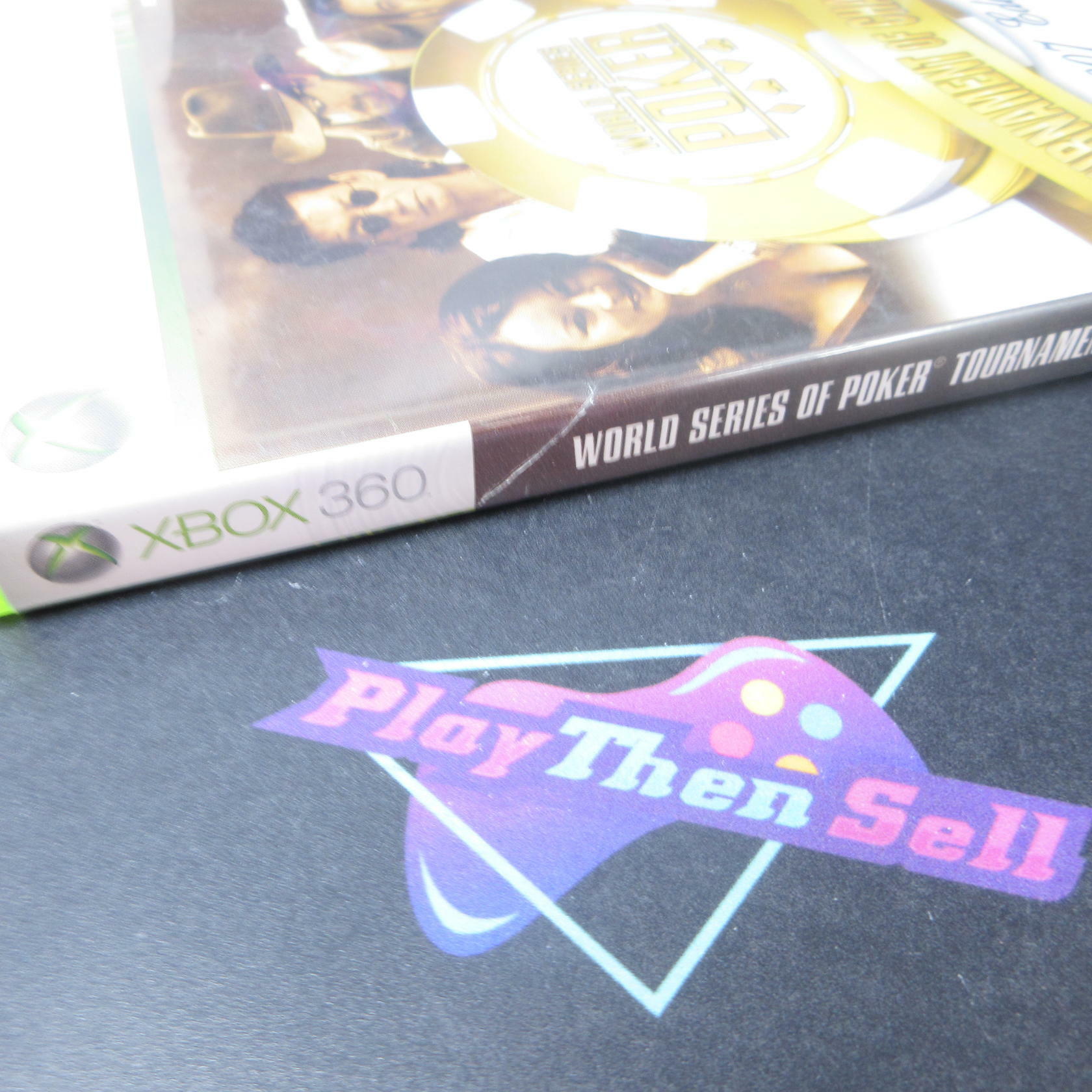 World Series of Poker Tournament of Champions 2007 Ed + Reg Card Xbox 360 AD CIB - Very Good