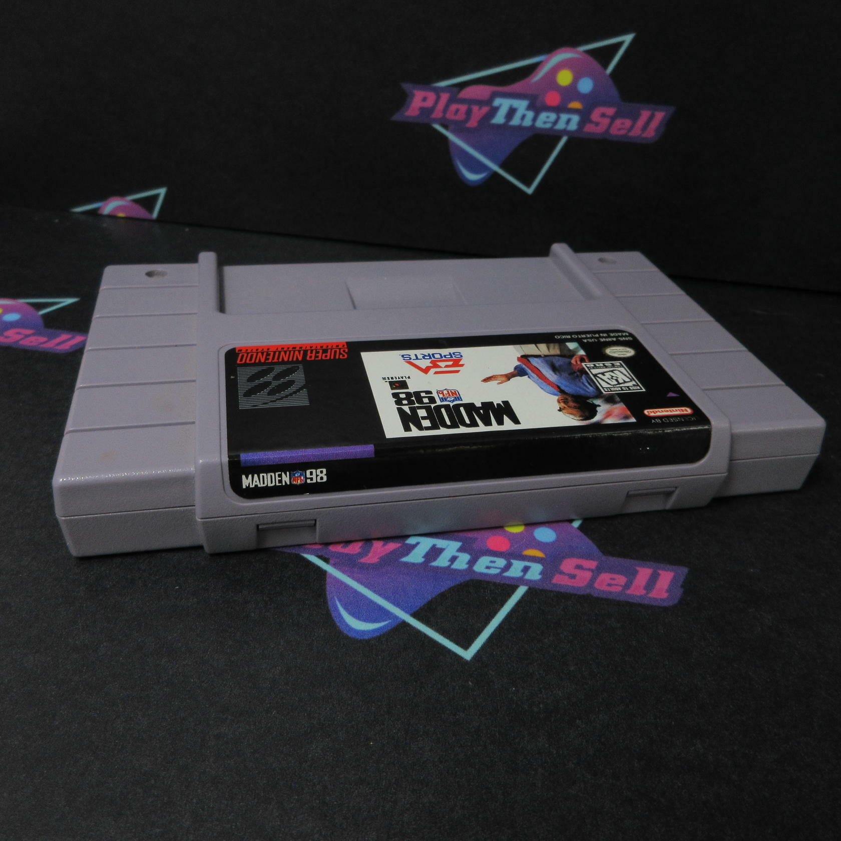 Madden NFL 98 Nintendo SNES Cartridge Only Authentic / Tested - Very Good