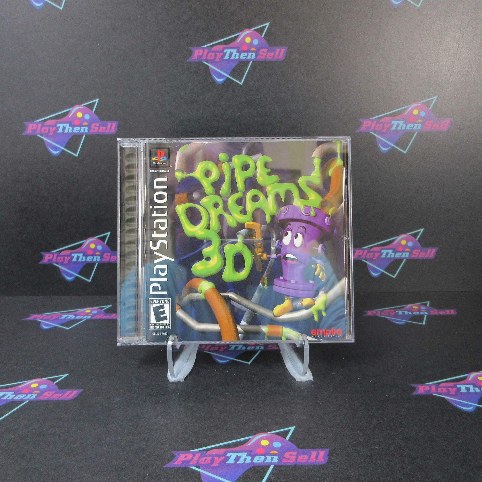 Pipe Dreams 3D + Reg Card PS1 PlayStation 1 MD Complete CIB - Very Good