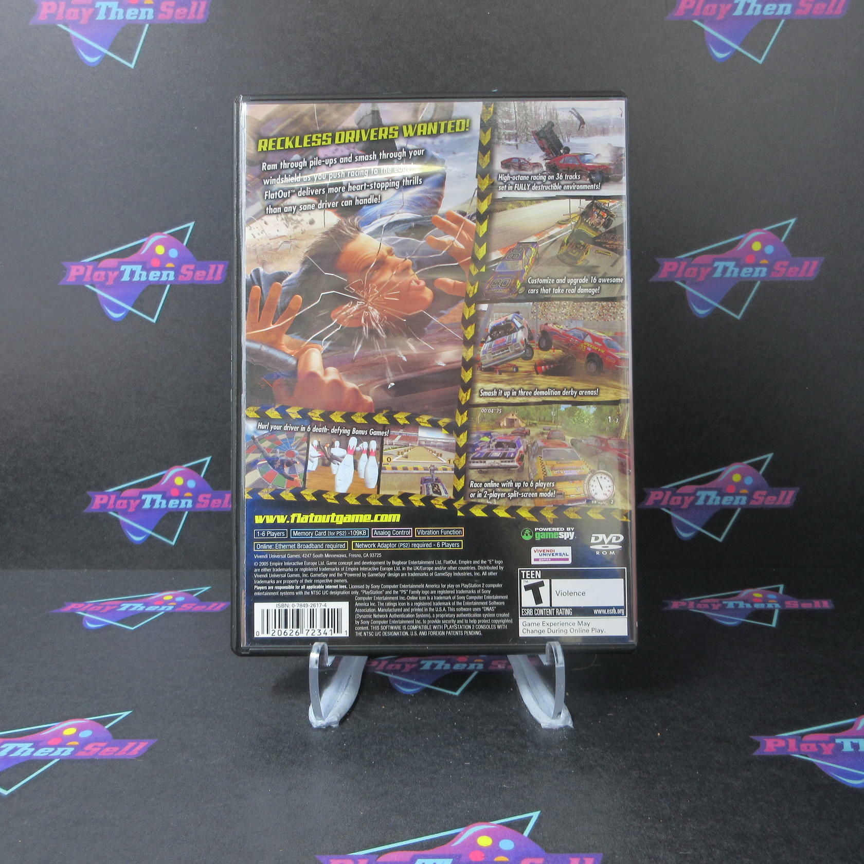 Flat Out PS2 PlayStation 2 - Like New