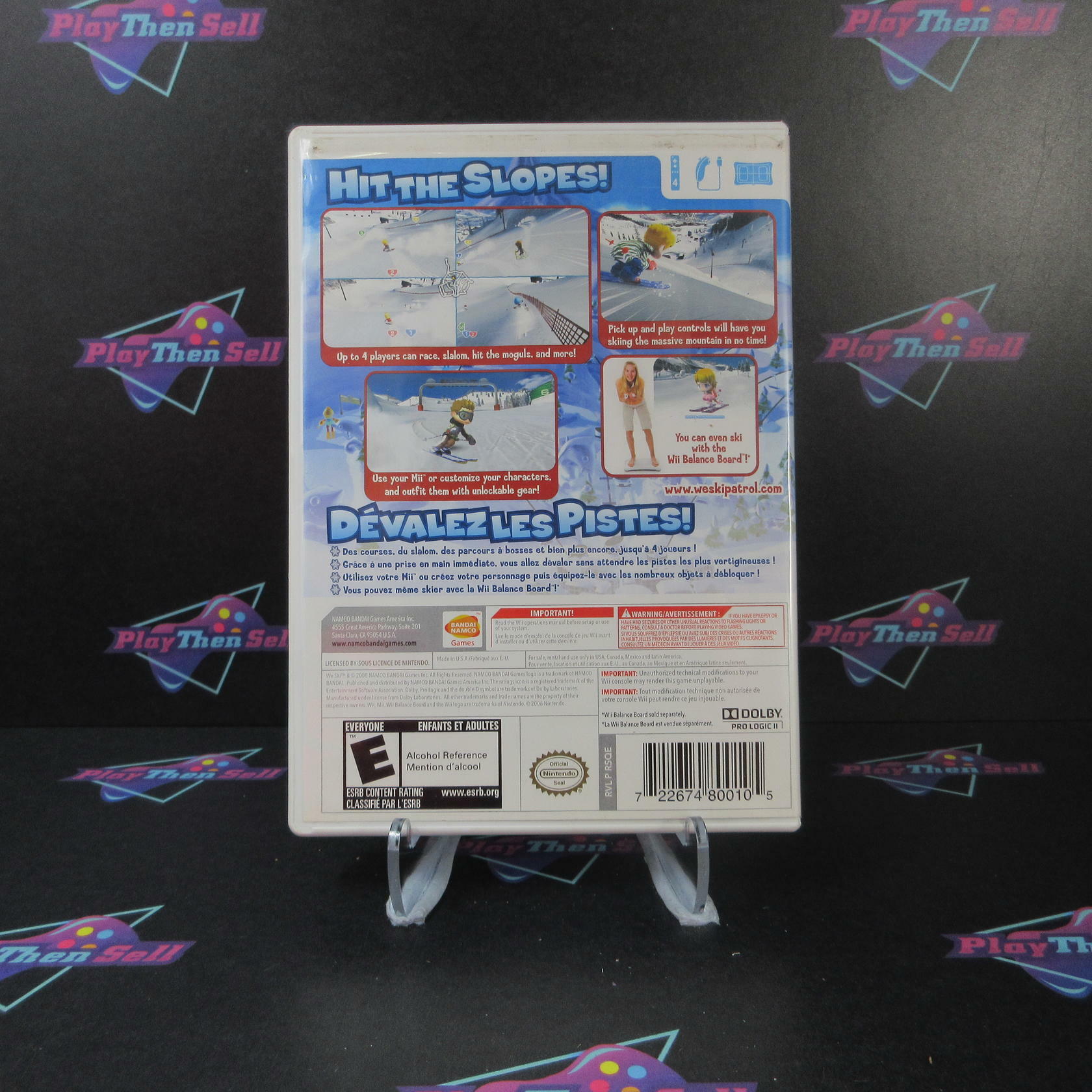 We Ski Nintendo Wii AD/MD Complete CIB - Very Good