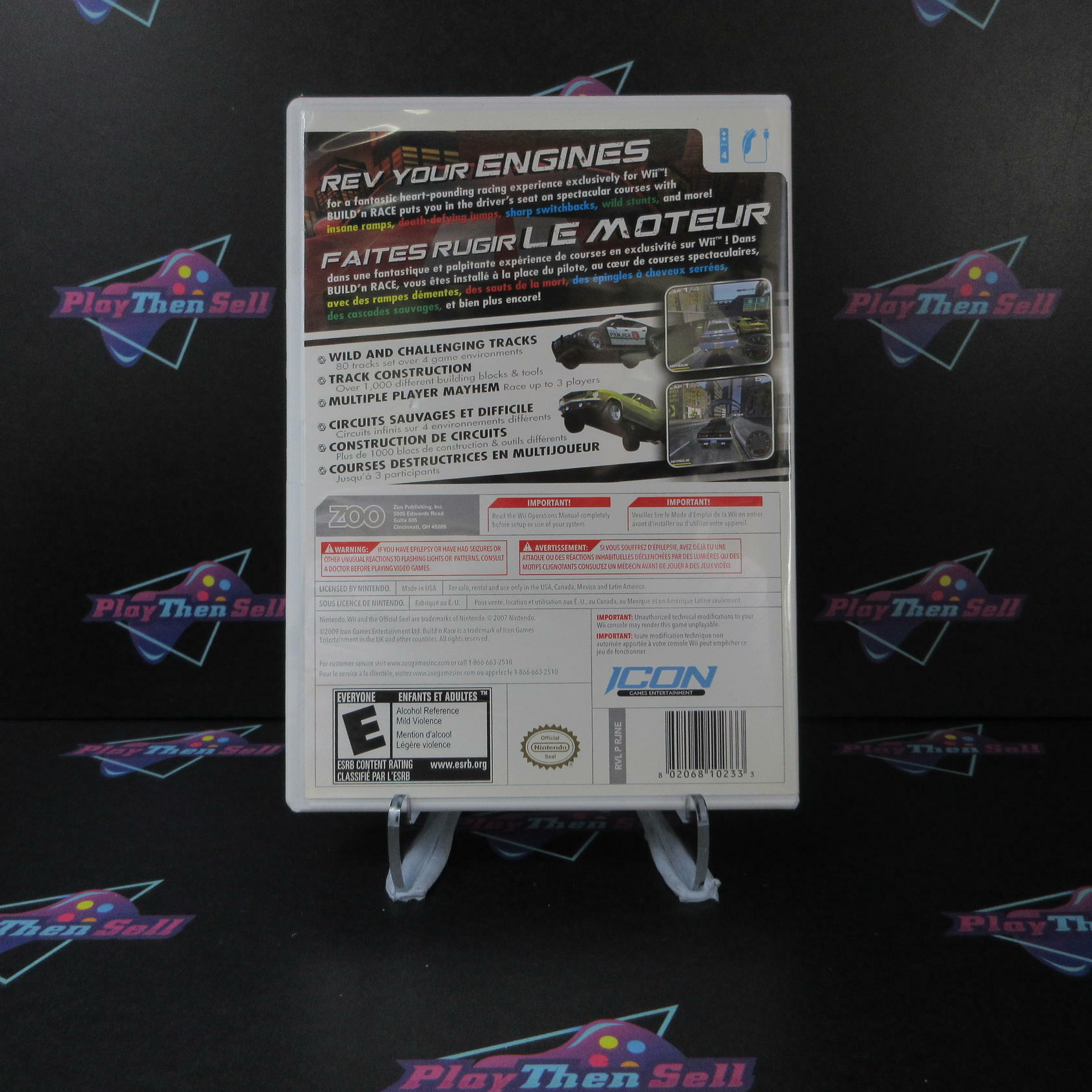 Build N Race - Nintendo Wii AD Complete CIB - Very Good