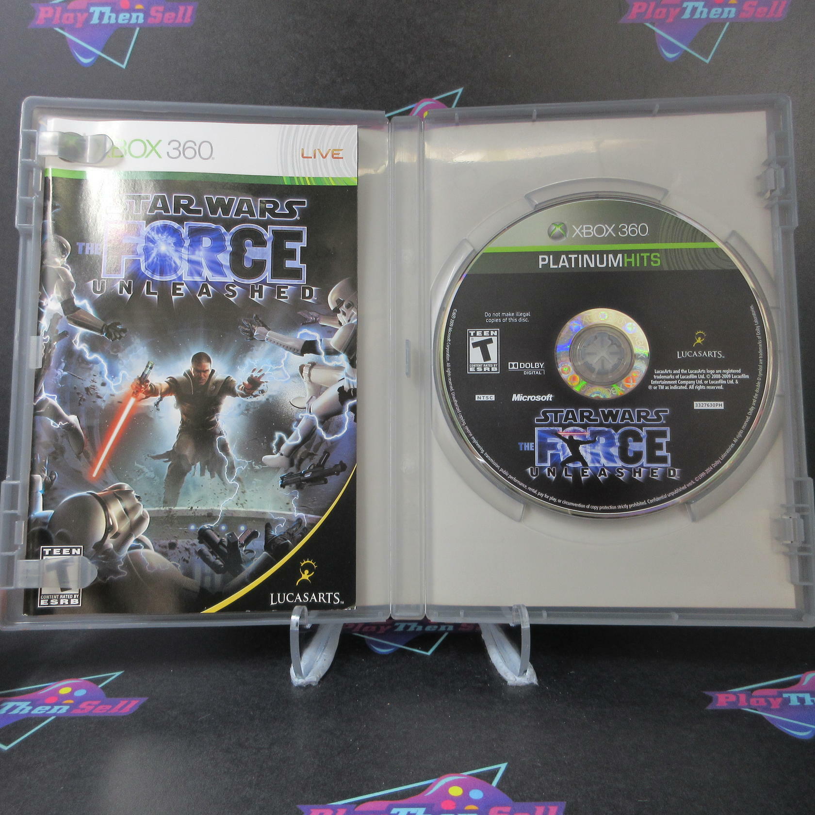 Star Wars the Force Unleashed PH Xbox 360 AD Complete CIB - Very Good