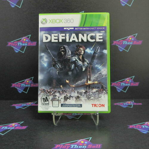 Defiance Xbox 360 + Post Cards - Like New