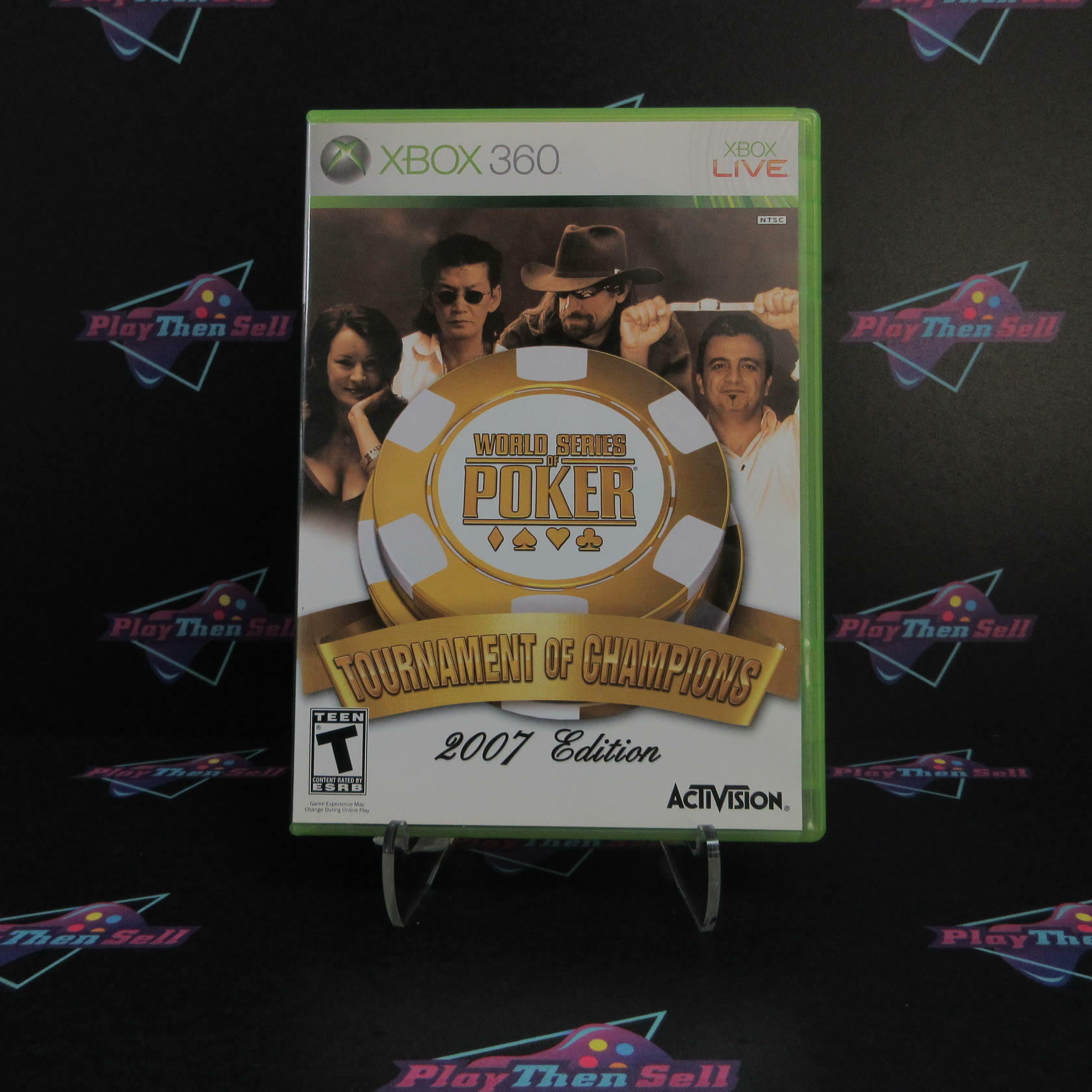 World Series of Poker Tournament of Champions 2007 Ed Xbox 360 + Reg - Like New