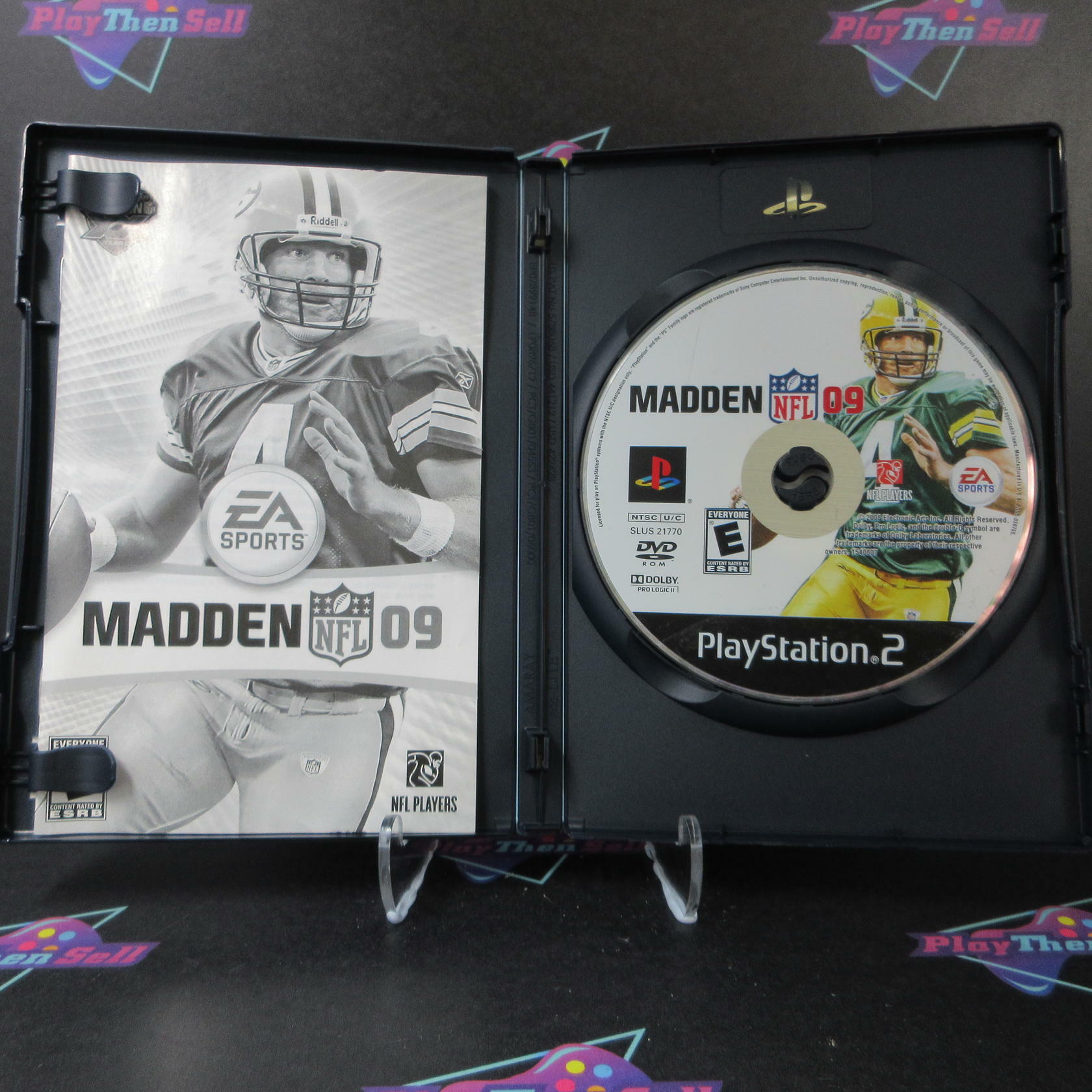 Madden NFL 09 PS2 PlayStation 2 AD/DD Complete CIB - Very Good