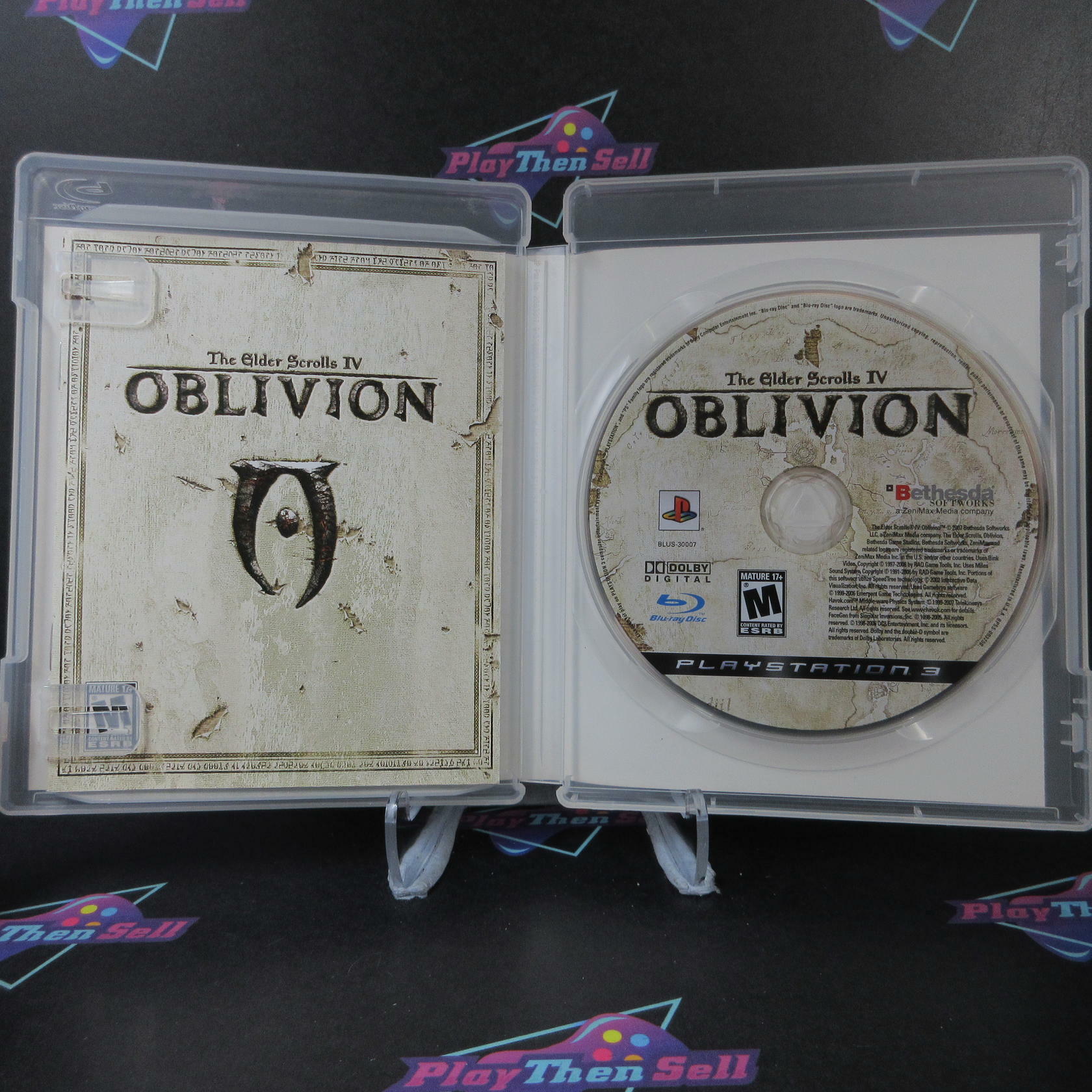 The Elder Scrolls IV Oblivion PS3 Playstation 3  AD Complete CIB - Very Good
