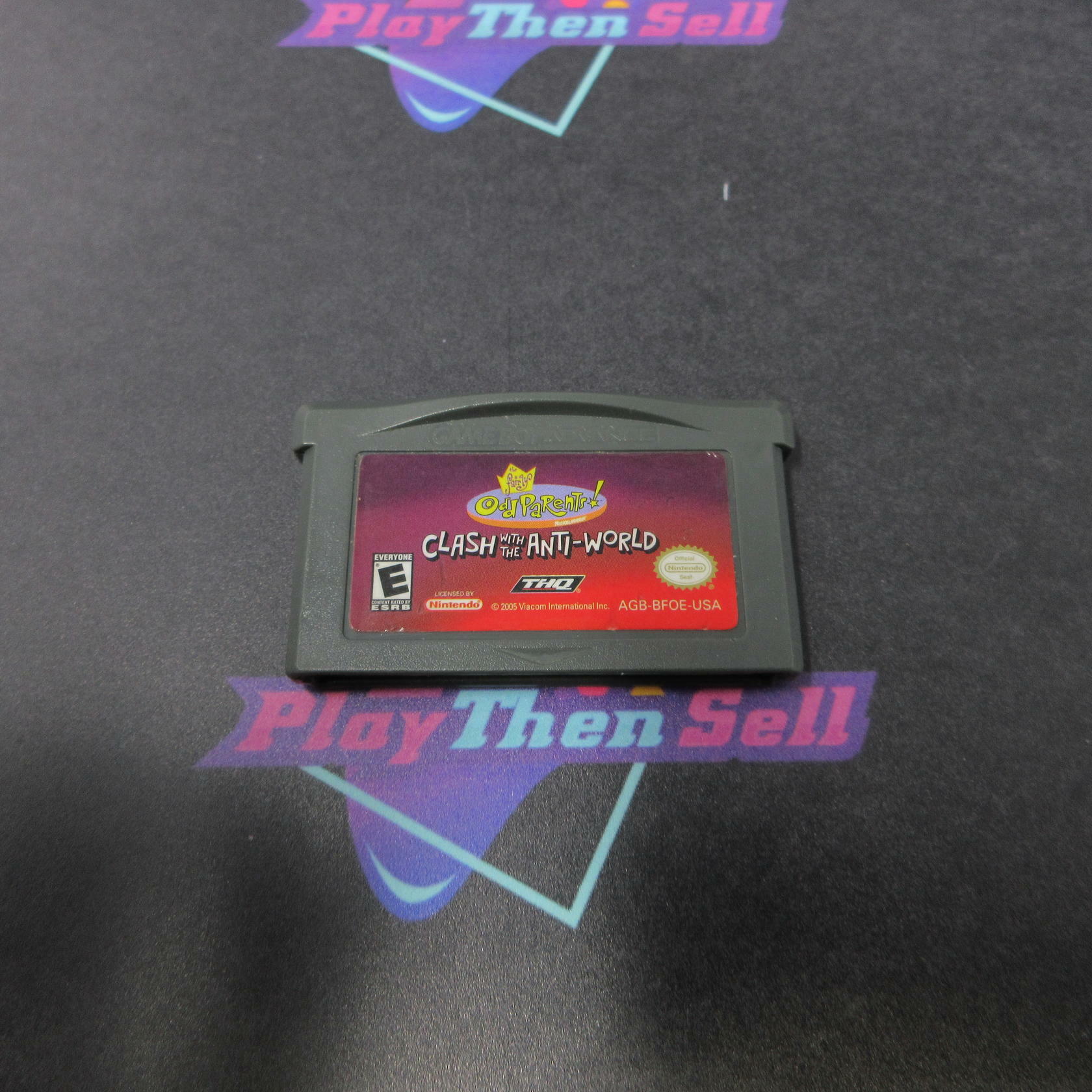 Fairly Odd Parents Clash with the Anti-World Gameboy Advance Cart Only - Very Good