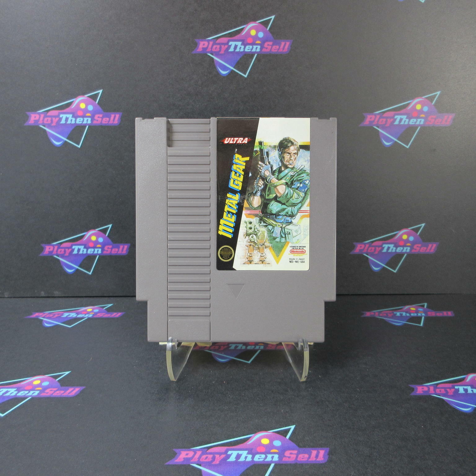 Metal Gear Nintendo NES Cartridge Only Authentic / Tested - Very Good