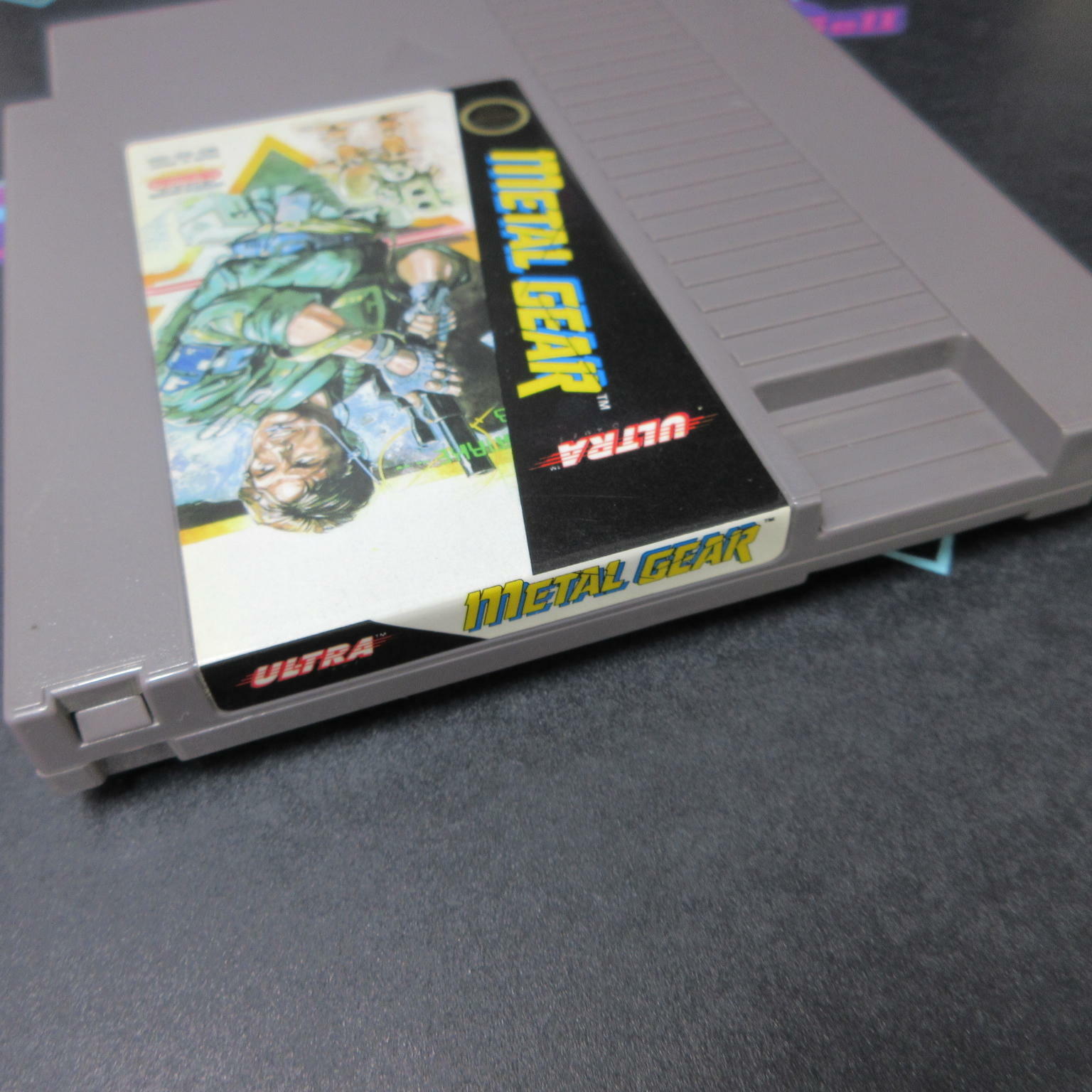 Metal Gear Nintendo NES Cartridge Only Authentic / Tested - Very Good