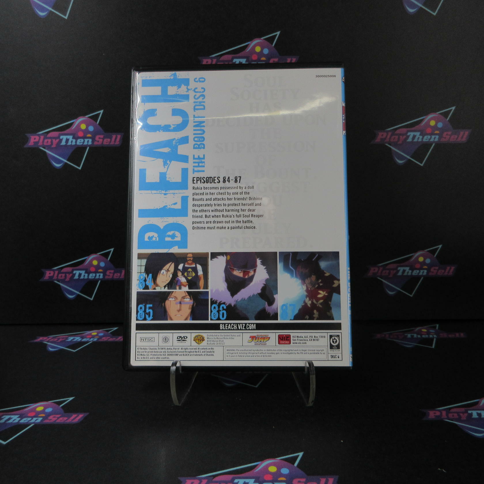 Bleach Uncut Box Set: Season 4, Part 2 - The Bount - DVD - Like New