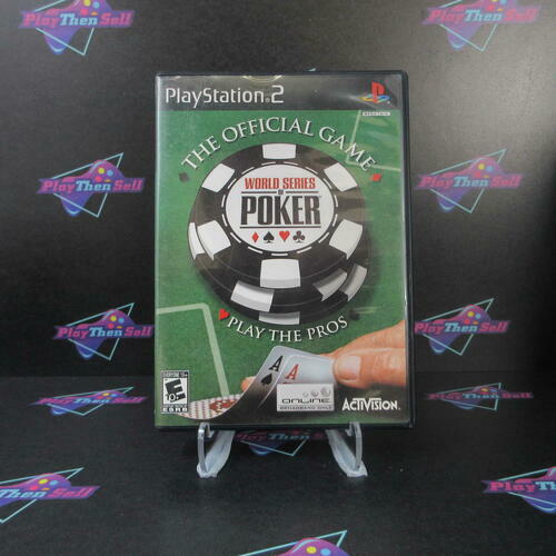 World Series of Poker PS2 PlayStation 2 + Sleeve / Reg Card - Like New