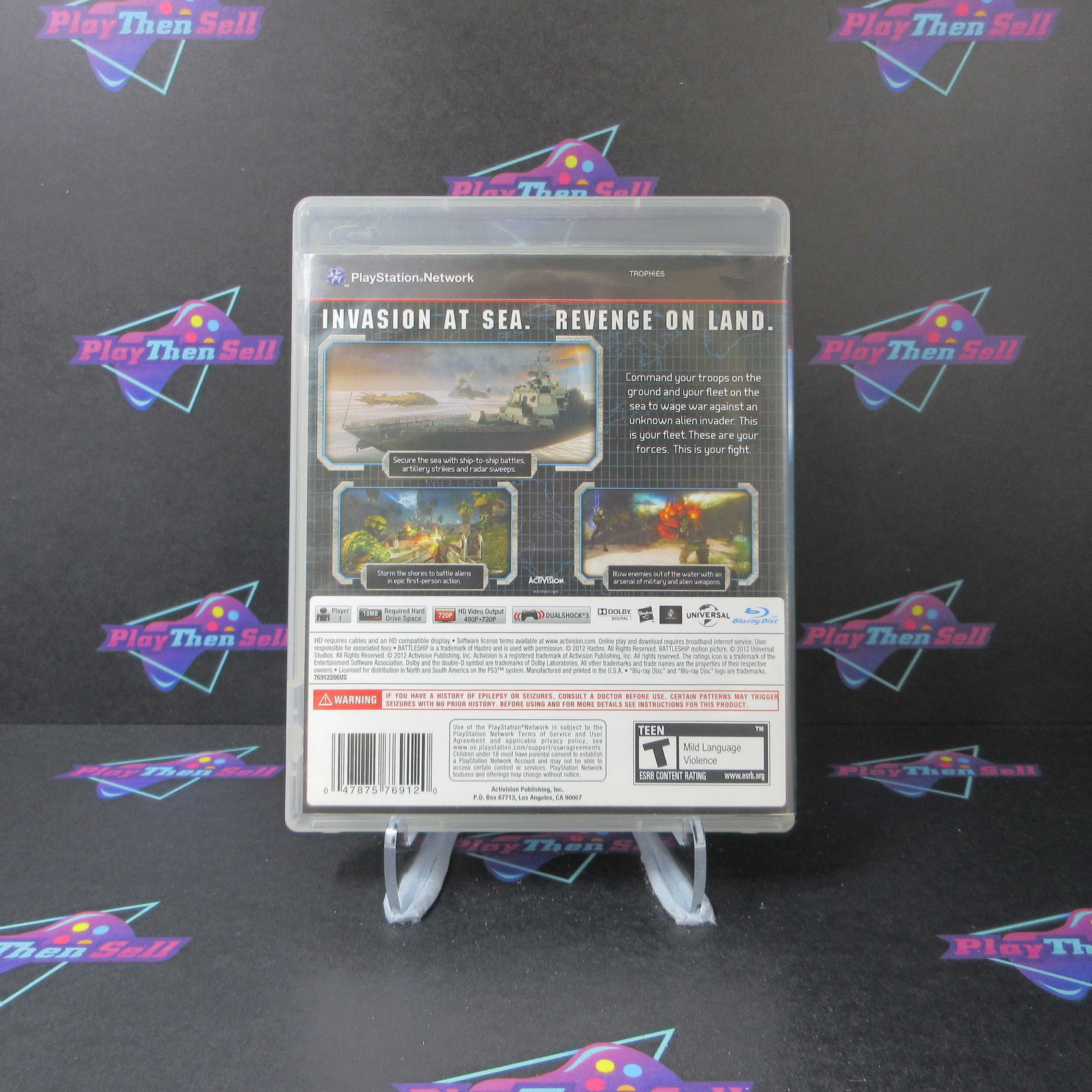 Battleship Sony PS3 PlayStation 3 AD/NM - Very Good