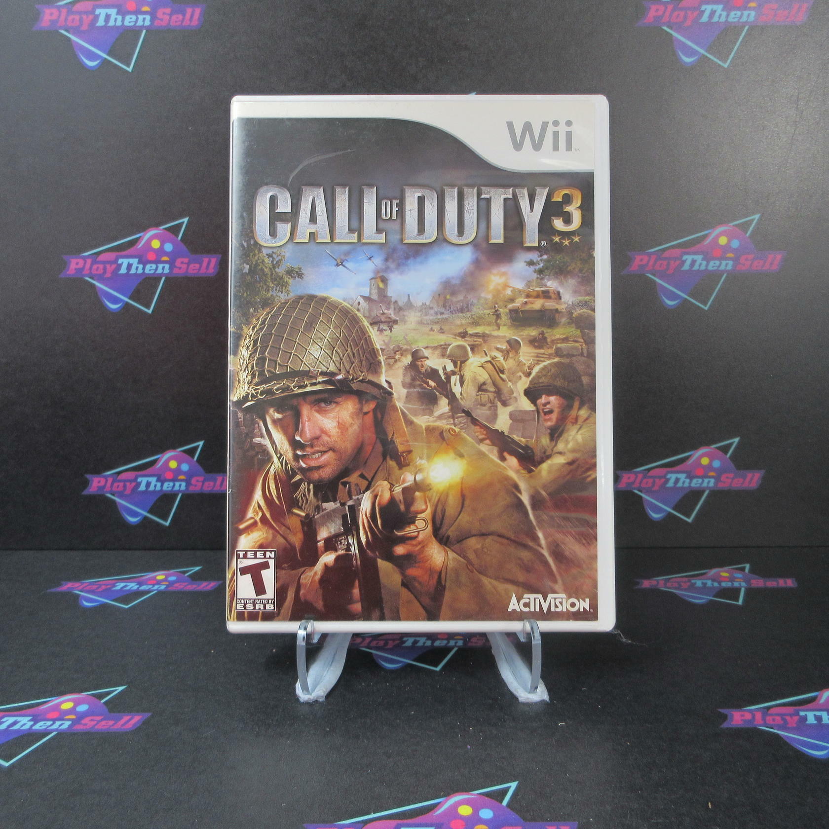 Call Of Duty 3 Nintendo Wii AD Complete CIB - Very Good