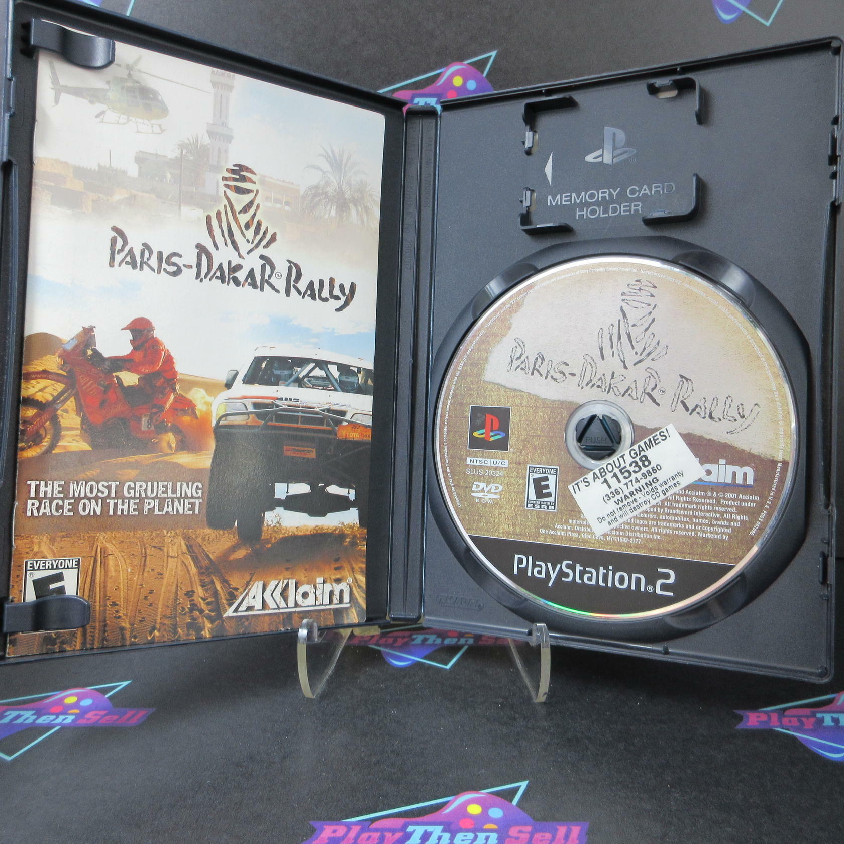 Paris Dakar Rally PS2 PlayStation 2 AD Complete CIB - Very Good