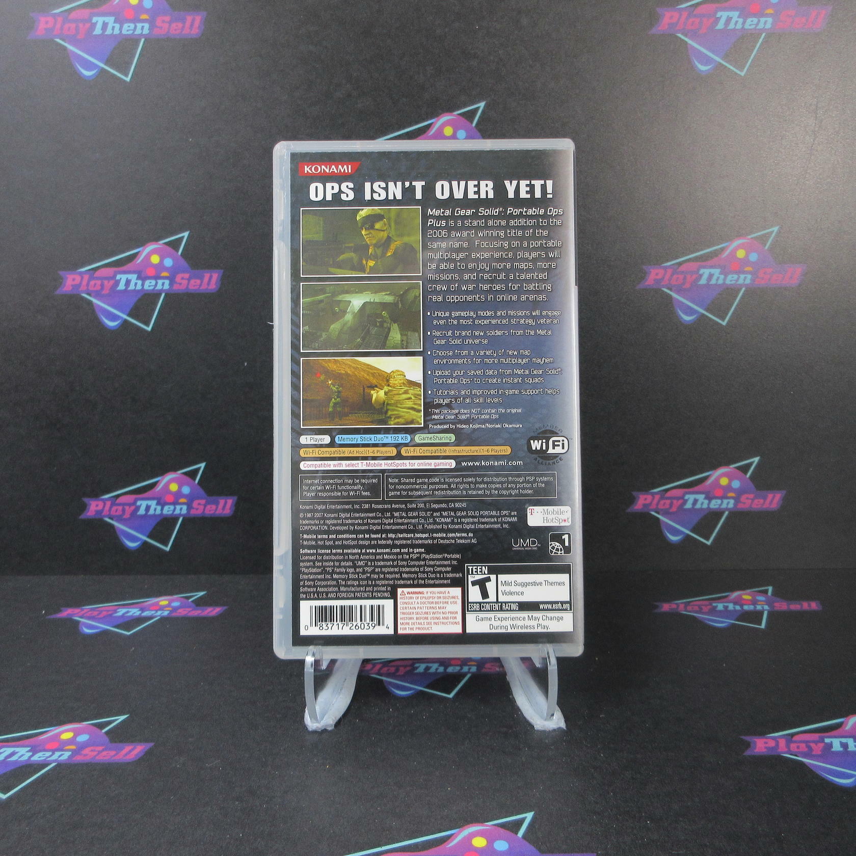 Metal Gear Solid Portable Ops Plus Sony PSP - Very Good