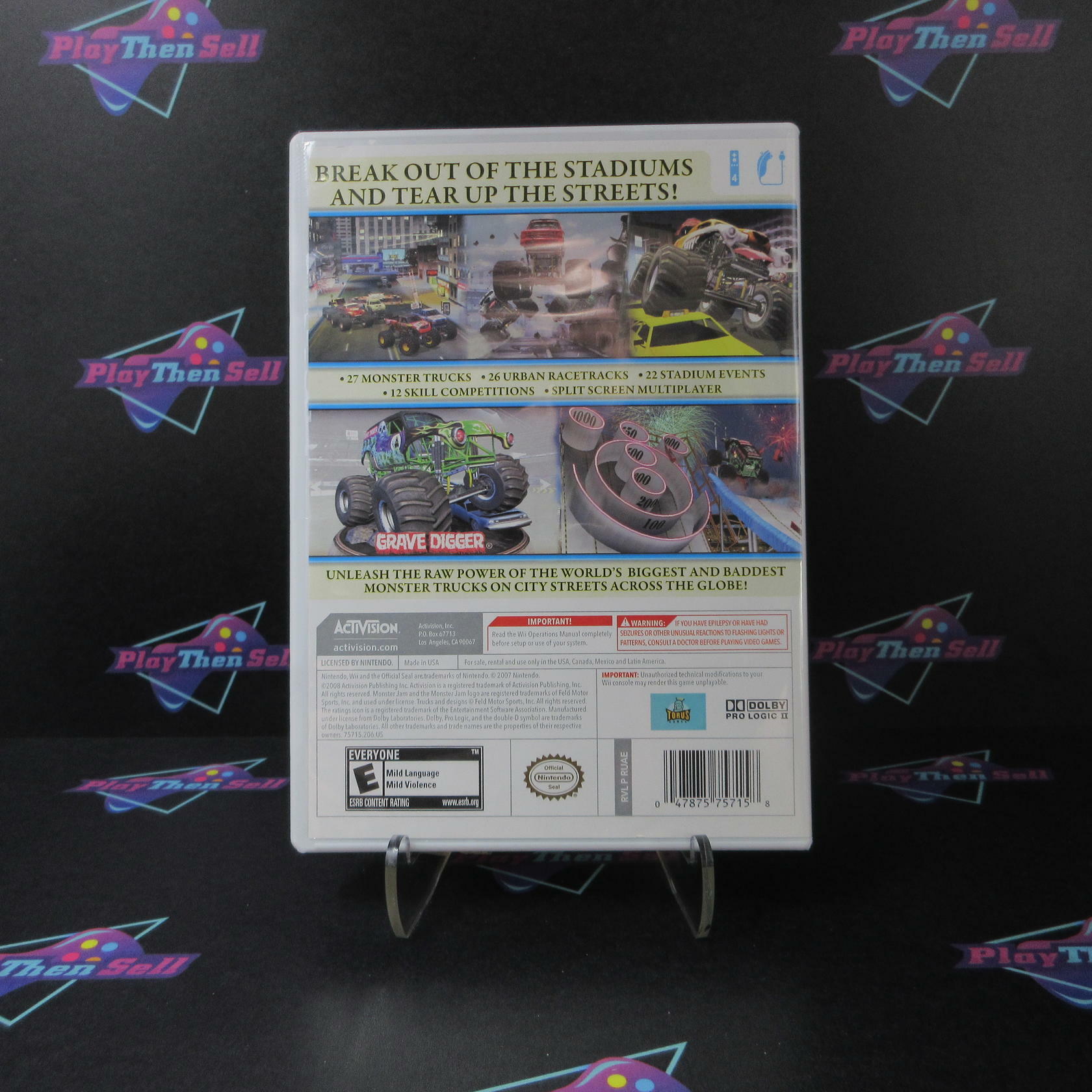 Monster Jam Urban Assault Nintendo Wii - Like New