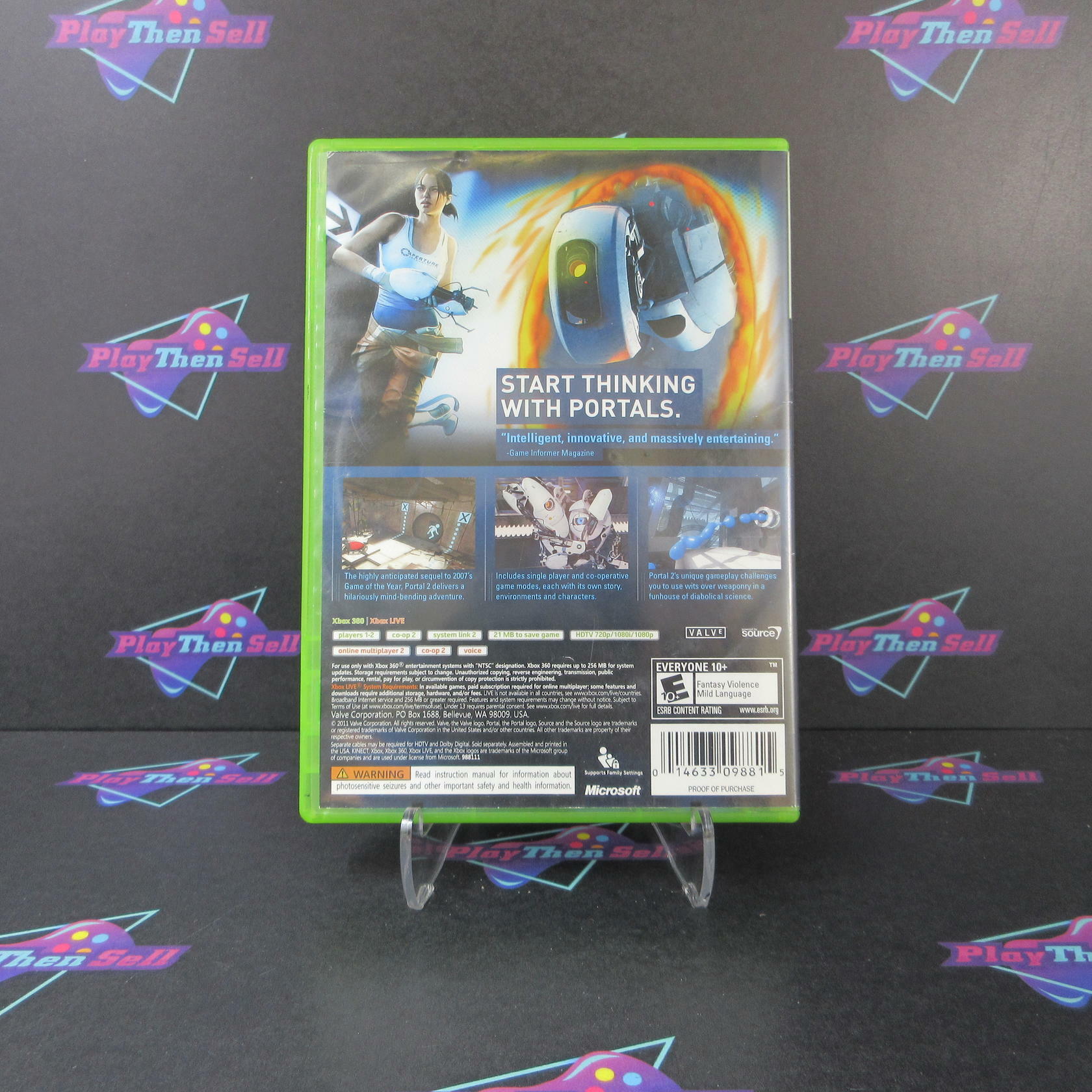Portal 2 Xbox 360 AD/NM - Very Good
