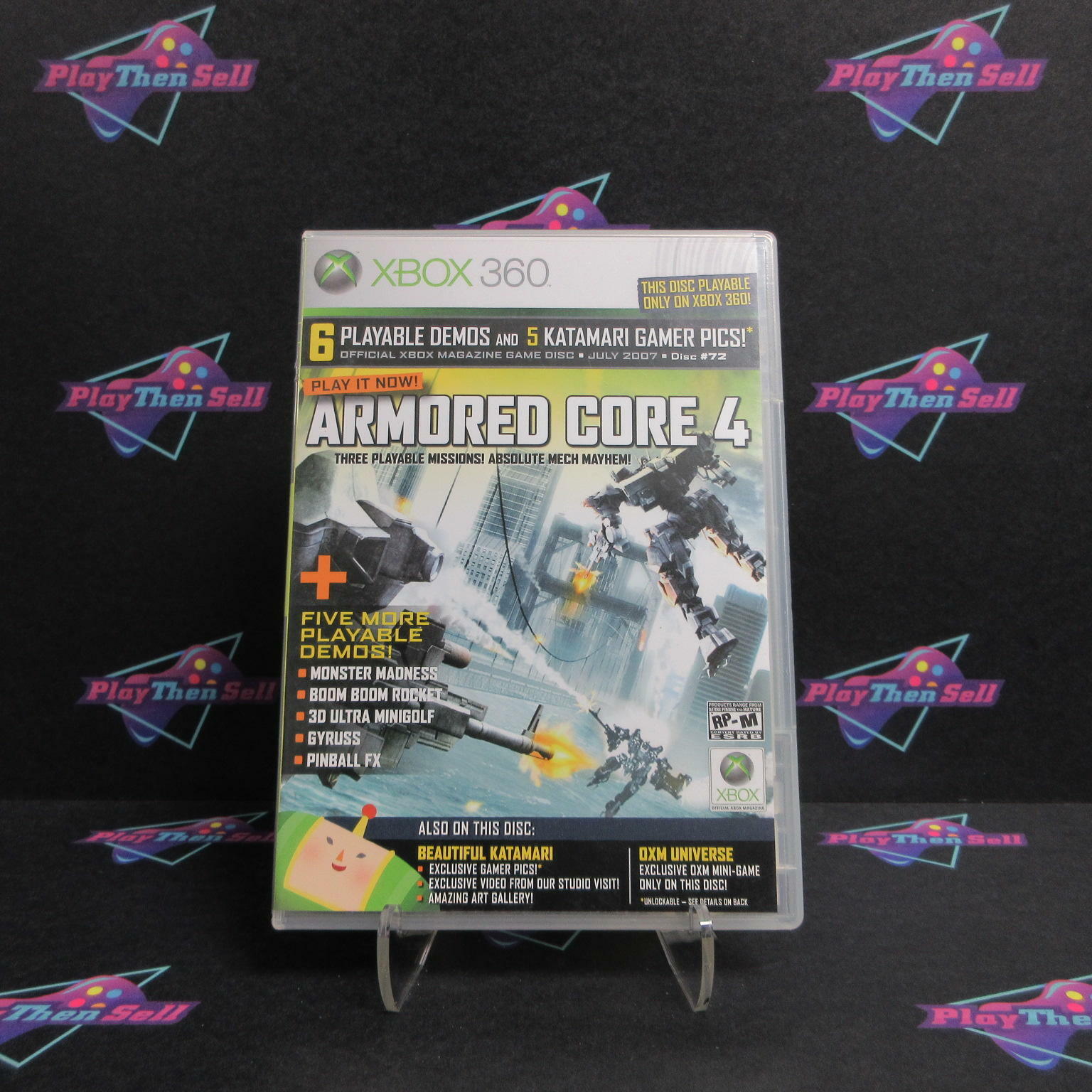 Official Xbox Magazine July 2007 Disc #72 Xbox 360 - Like New