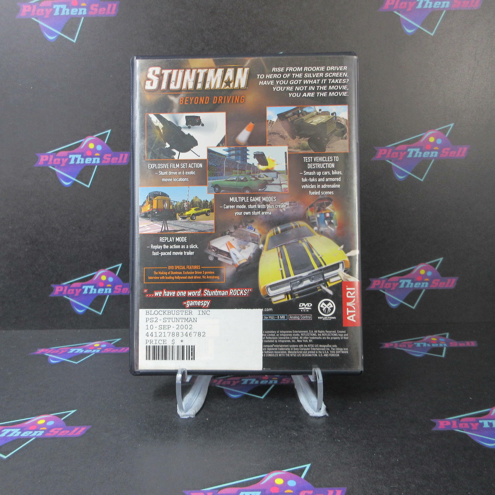 Stuntman PS2 PlayStation 2 AD/MD Complete CIB - Very Good