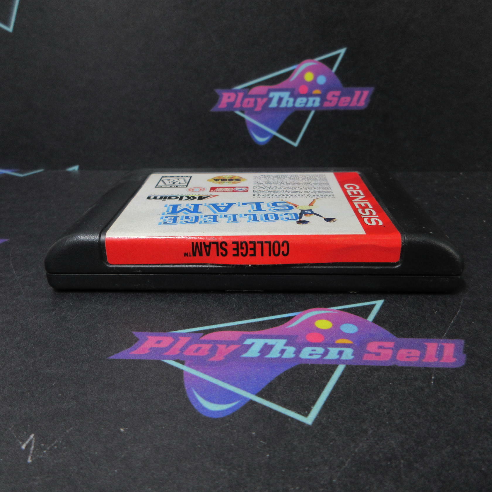 College Slam - Sega Genesis AD Cart Only Authentic/Tested - Very Good
