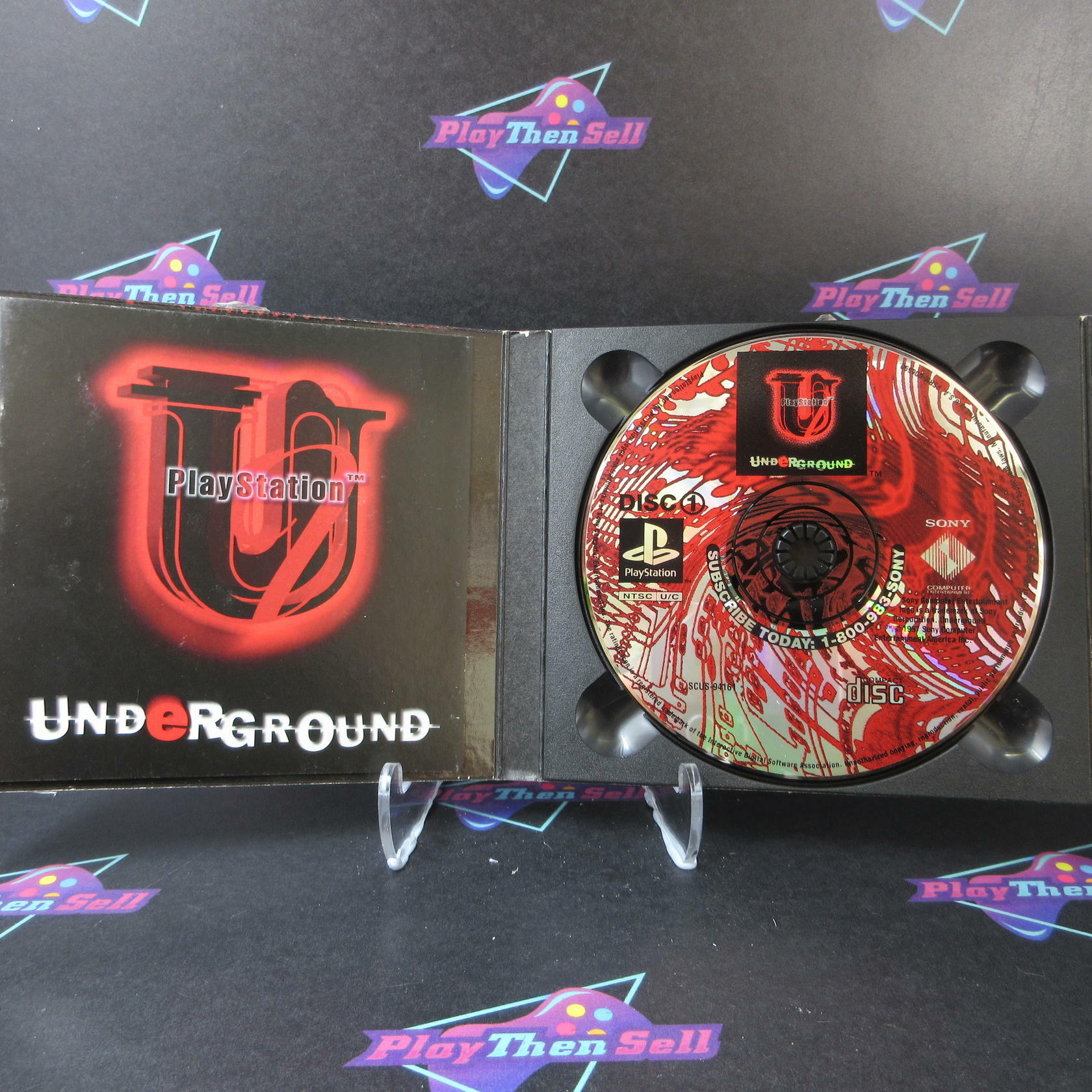 PlayStation Underground Vol. 1 PS1 PlayStation 1 AD Complete CIB - Very Good