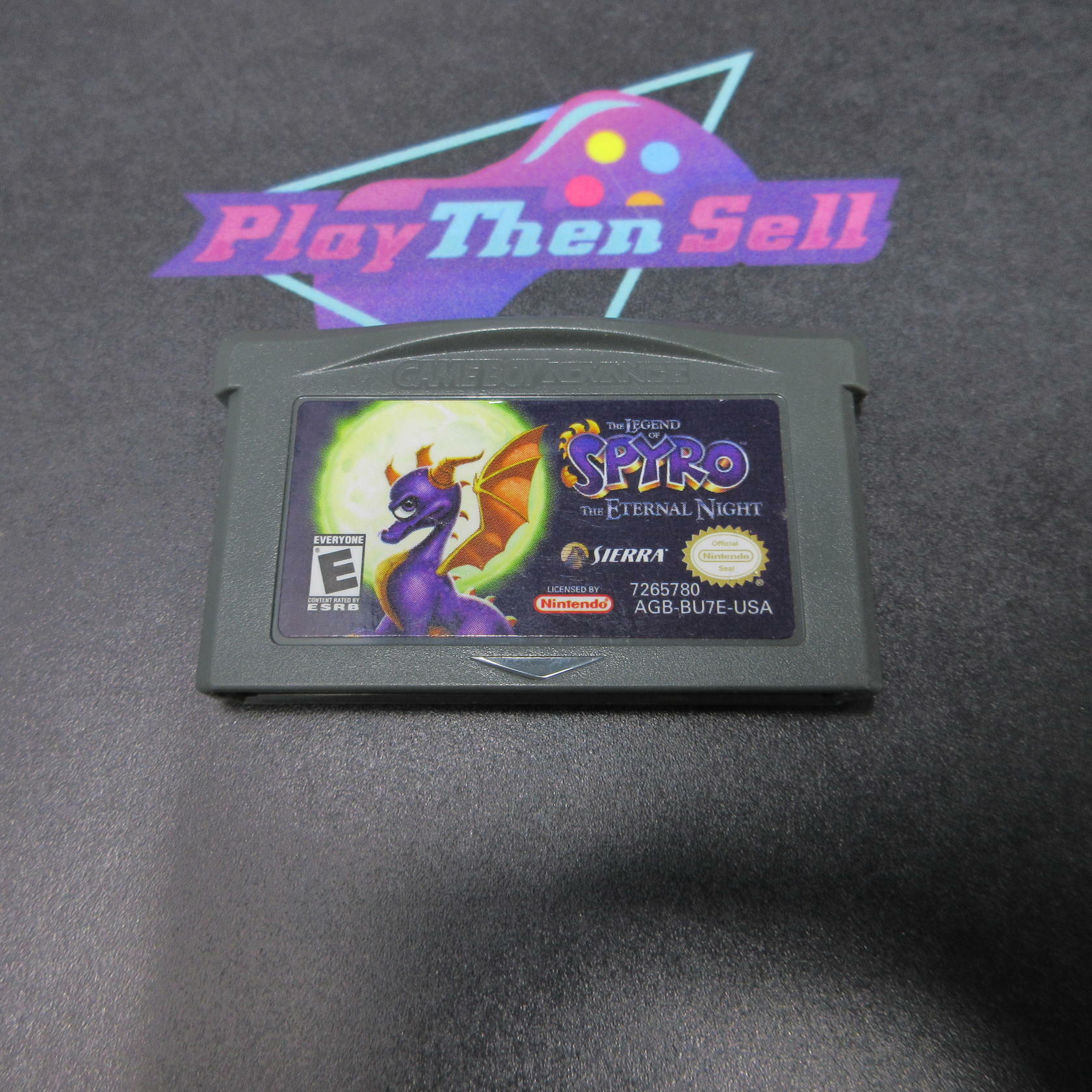 The Legend of Spyro The Eternal Night Gameboy Advance Cart Only Tested - Very Good