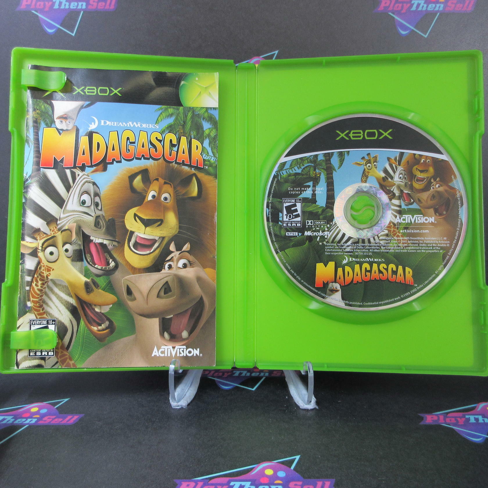 Madagascar Xbox AD/MD Complete CIB - Very Good