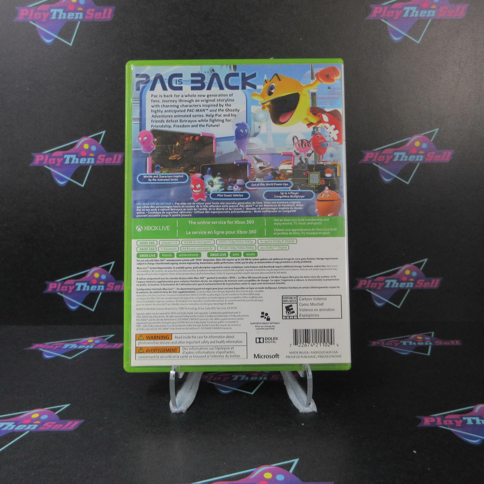 Pac-Man and the Ghostly Adventures - Xbox 360 AD Complete CIB - Very Good