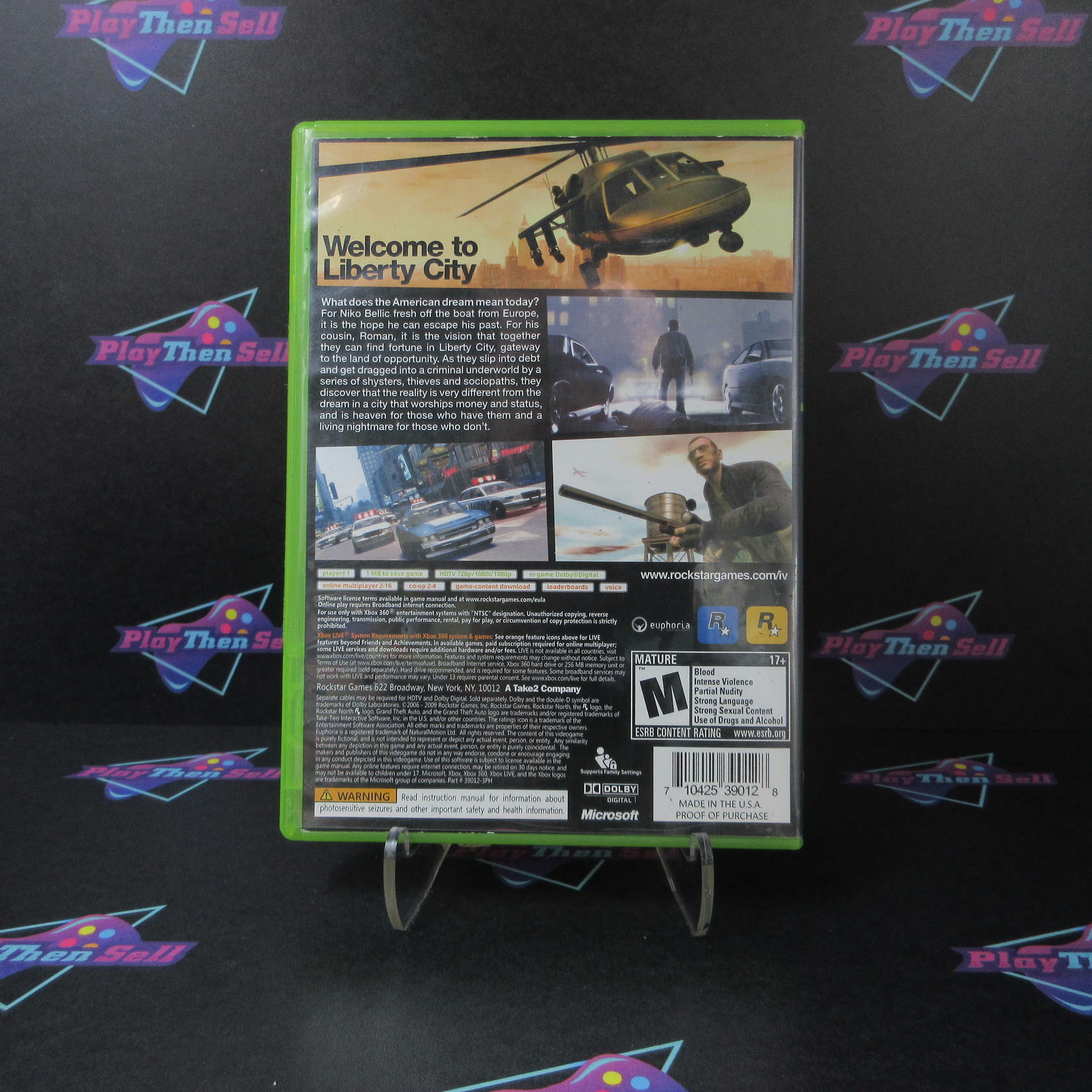 Grand Theft Auto IV Platinum Hits Xbox 360 AD/NM - Very Good