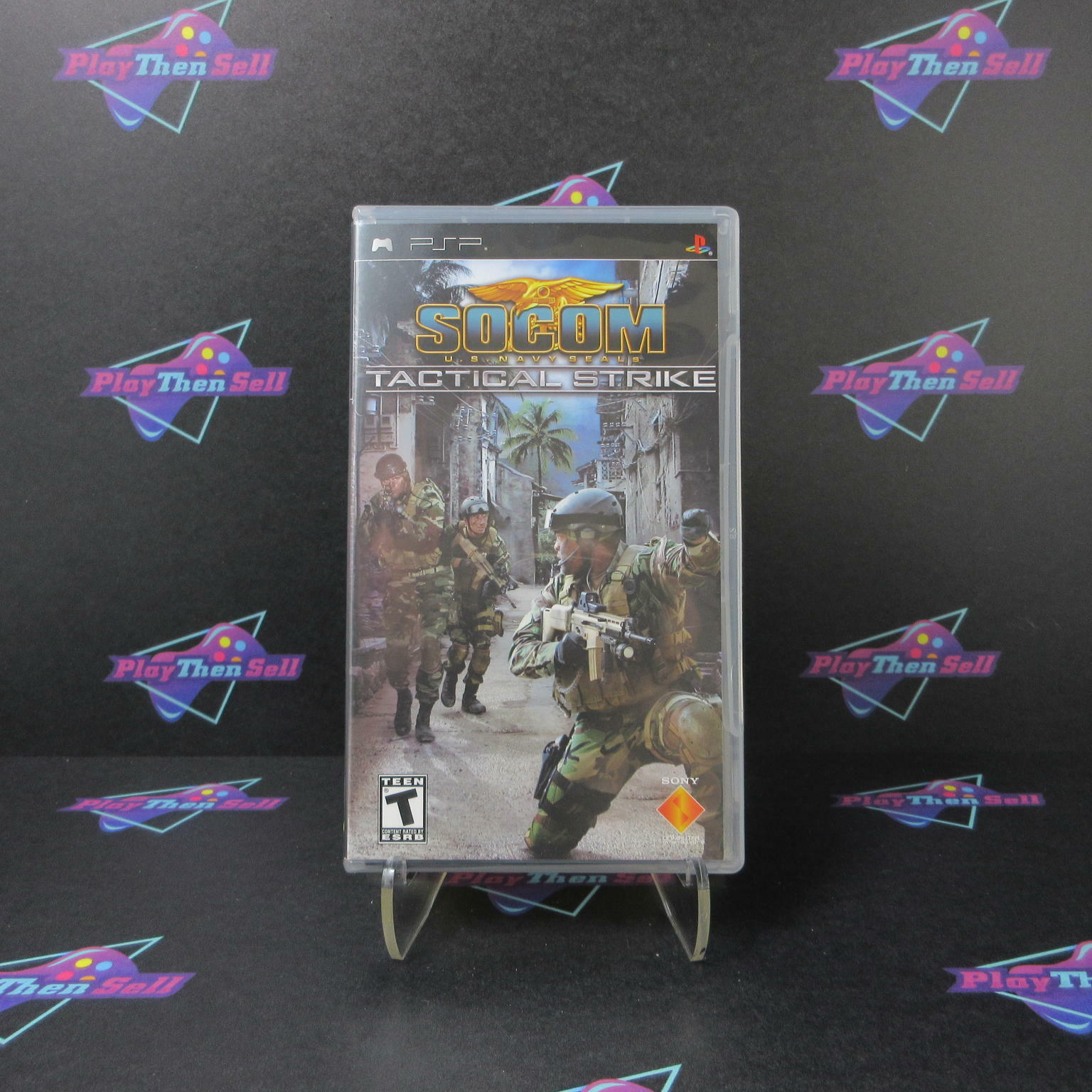 SOCOM Tactical Strike Sony PSP + Reg Card - Like New