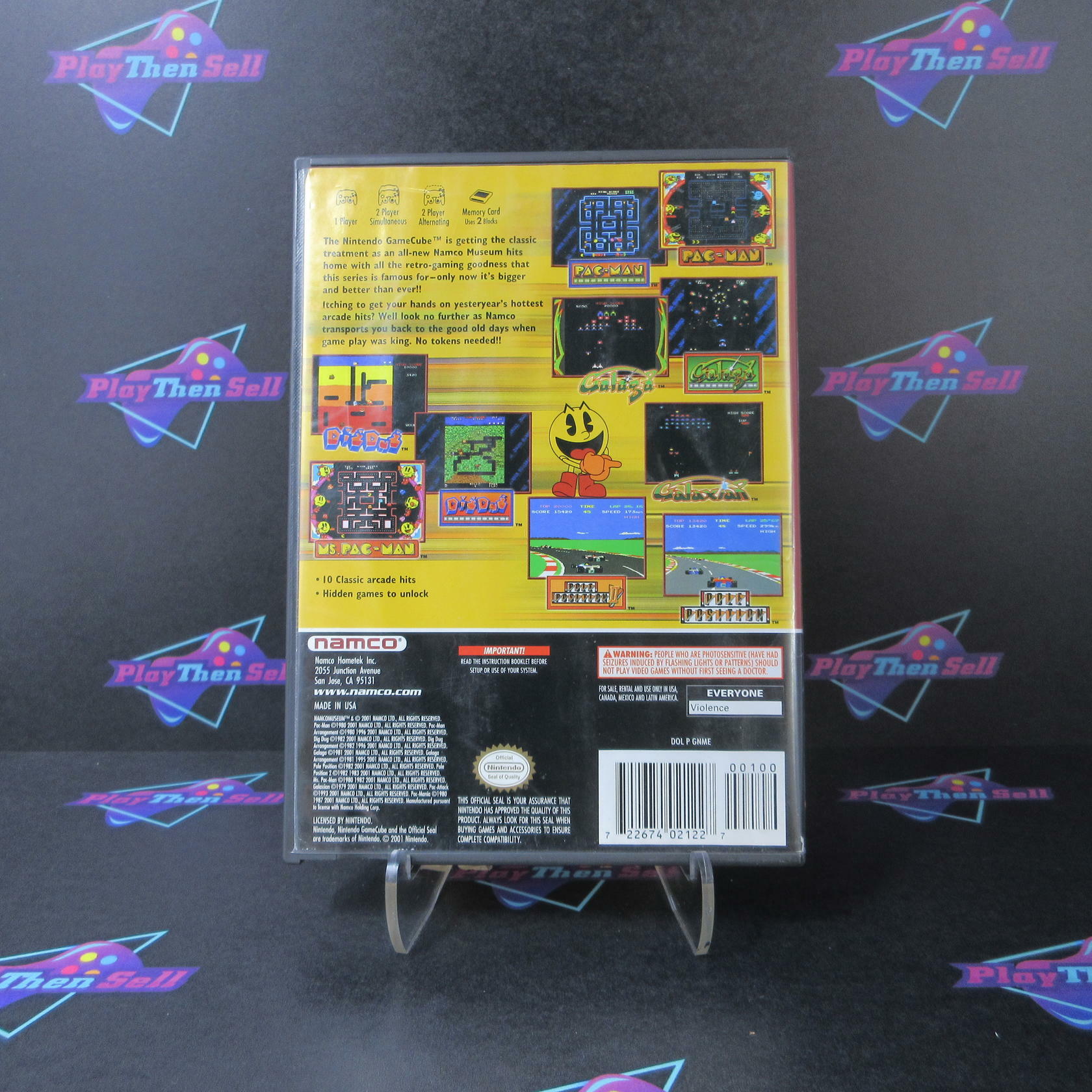 Namco Museum Nintendo GameCube AD Complete CIB - Very Good